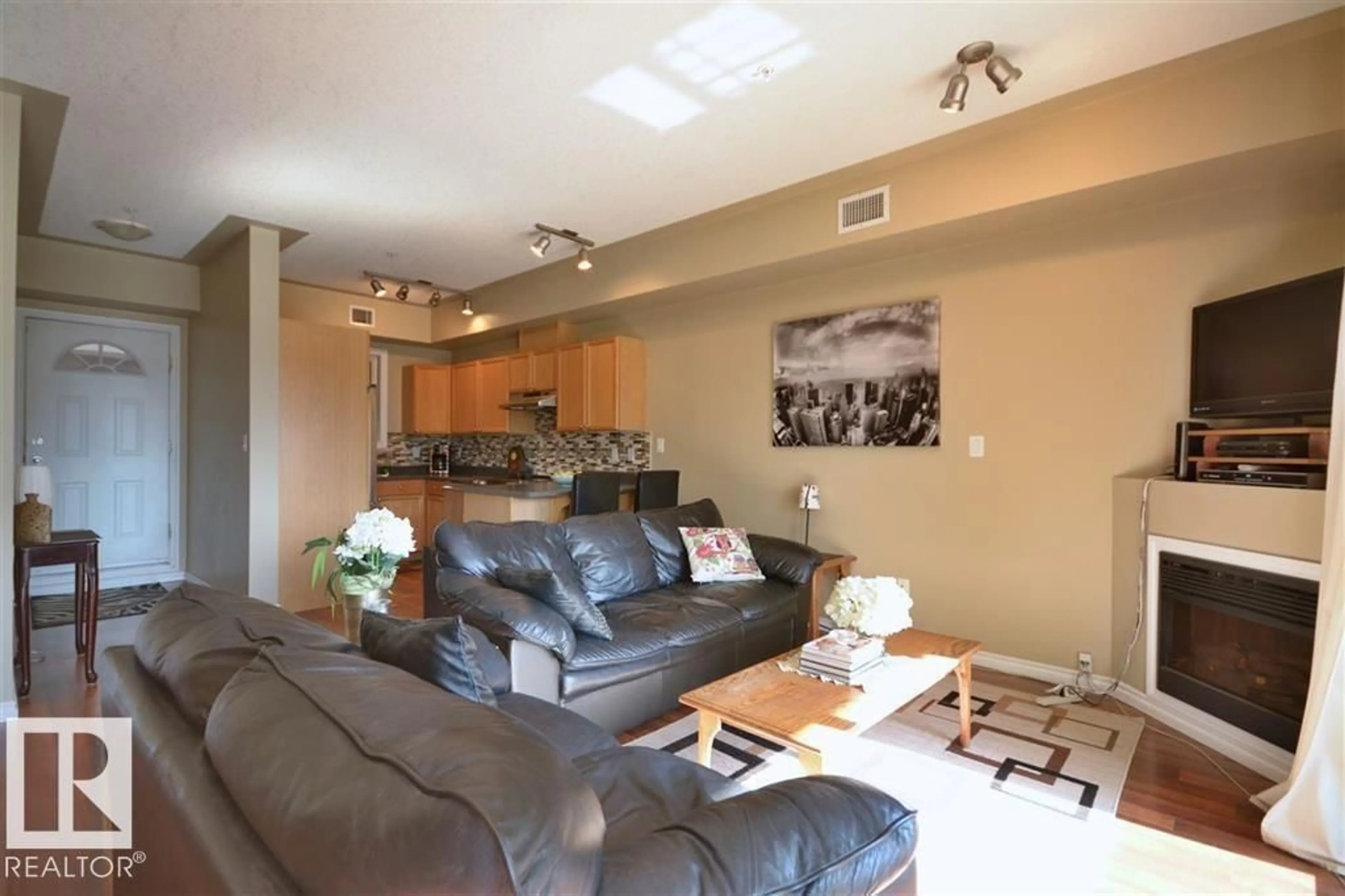 Living room with furniture, unknown for 310 - 10606 102 AV, Edmonton Alberta T5J5E9
