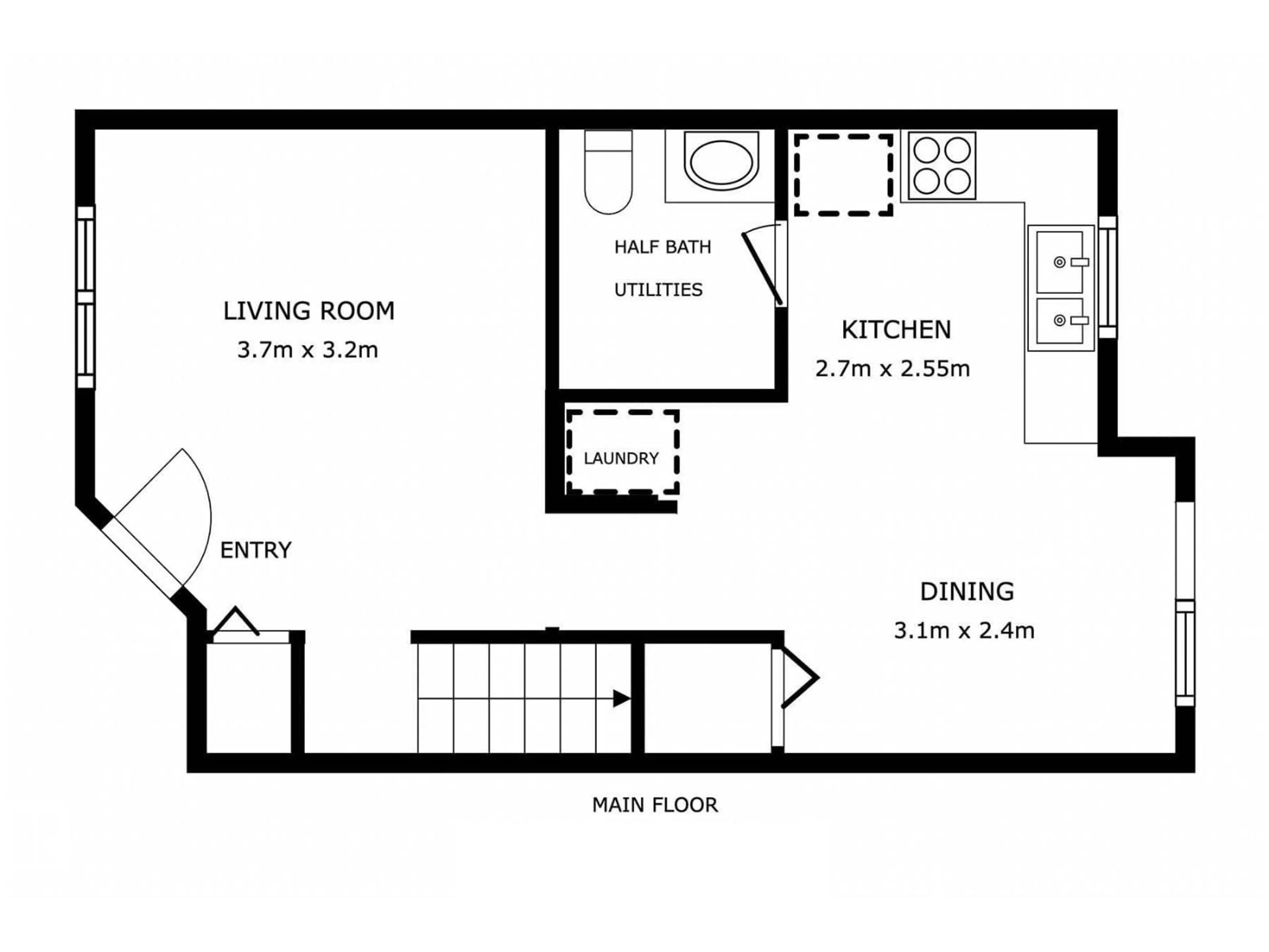 Floor plan for #1001 - 610 KING ST, Spruce Grove Alberta T7X4J9