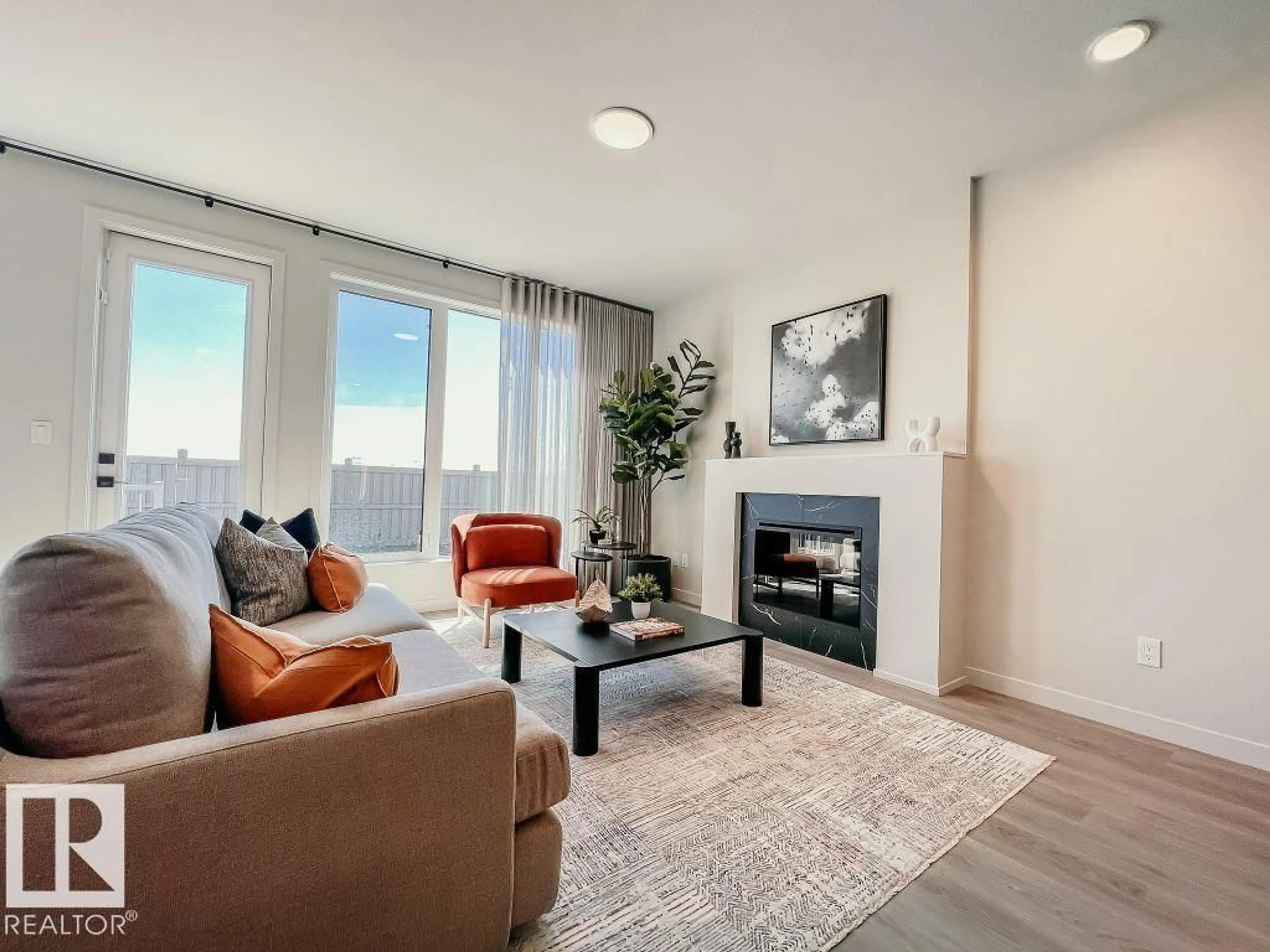 Living room with furniture, unknown for 7473 KLAPSTEIN CR, Edmonton Alberta T6W0A6