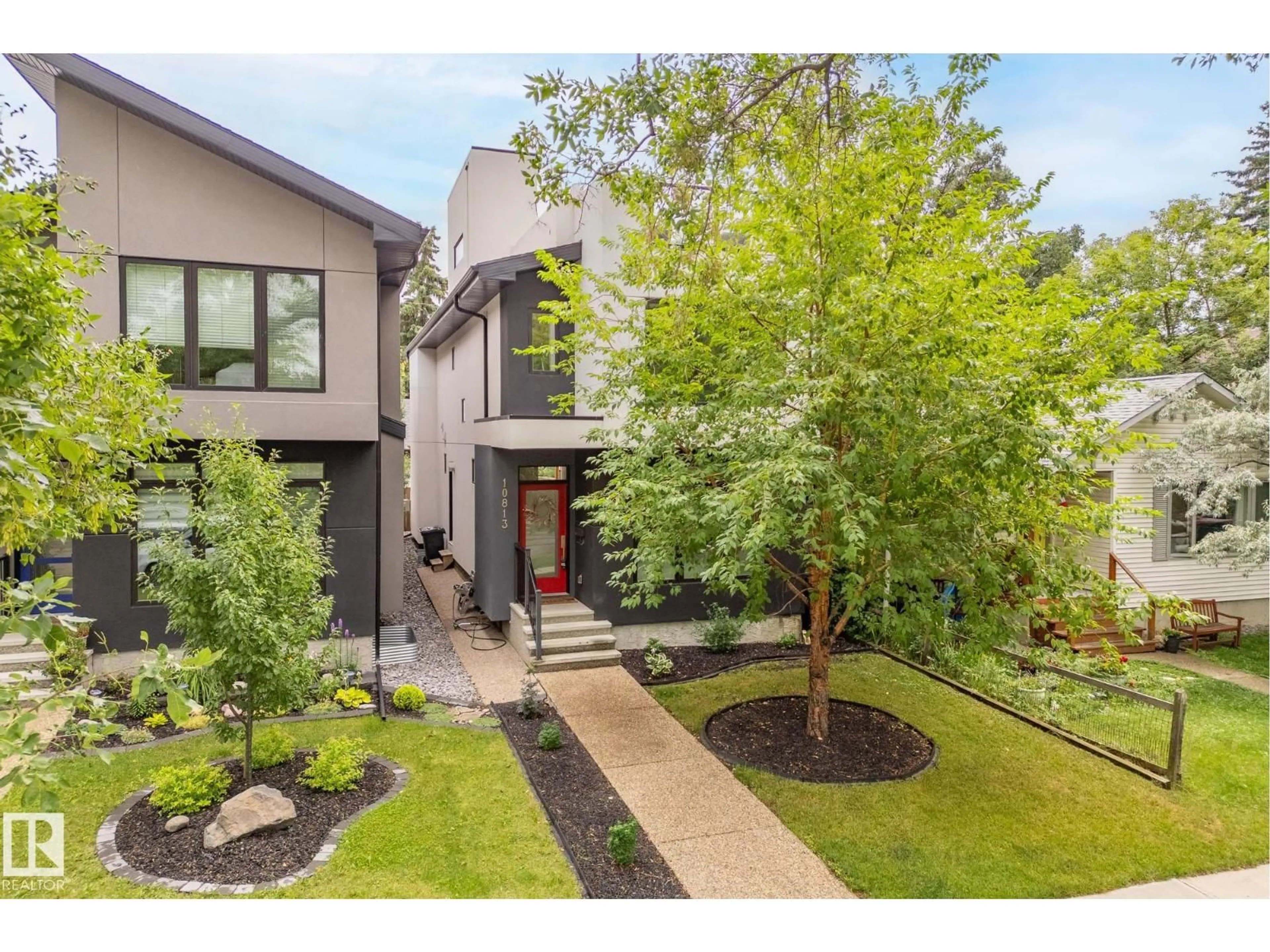 Home with brick exterior material, street for 10813 123 ST, Edmonton Alberta T5M0C7