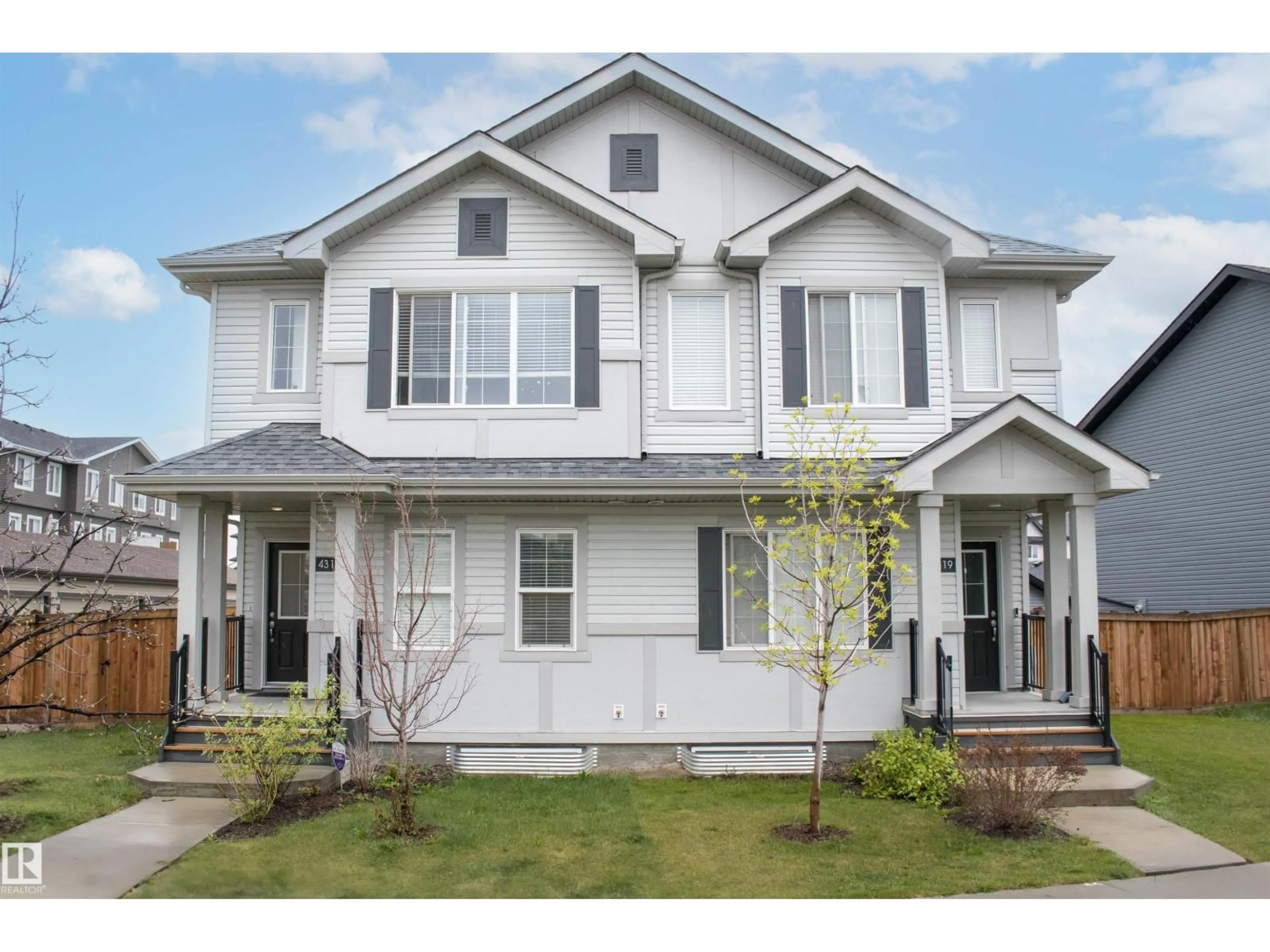 Home with vinyl exterior material, street for 4319 COOKE LN, Edmonton Alberta T6W4M7