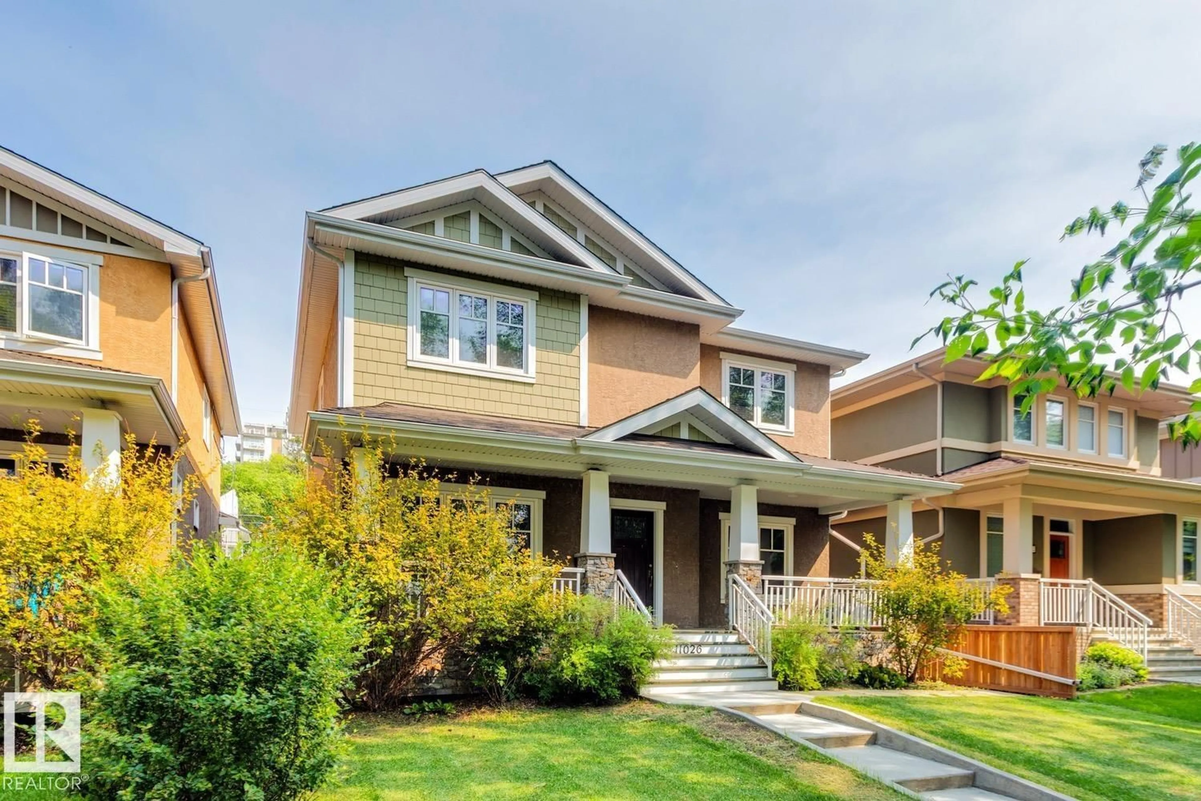 Home with brick exterior material, street for 11026 80 AV, Edmonton Alberta T6G0R3