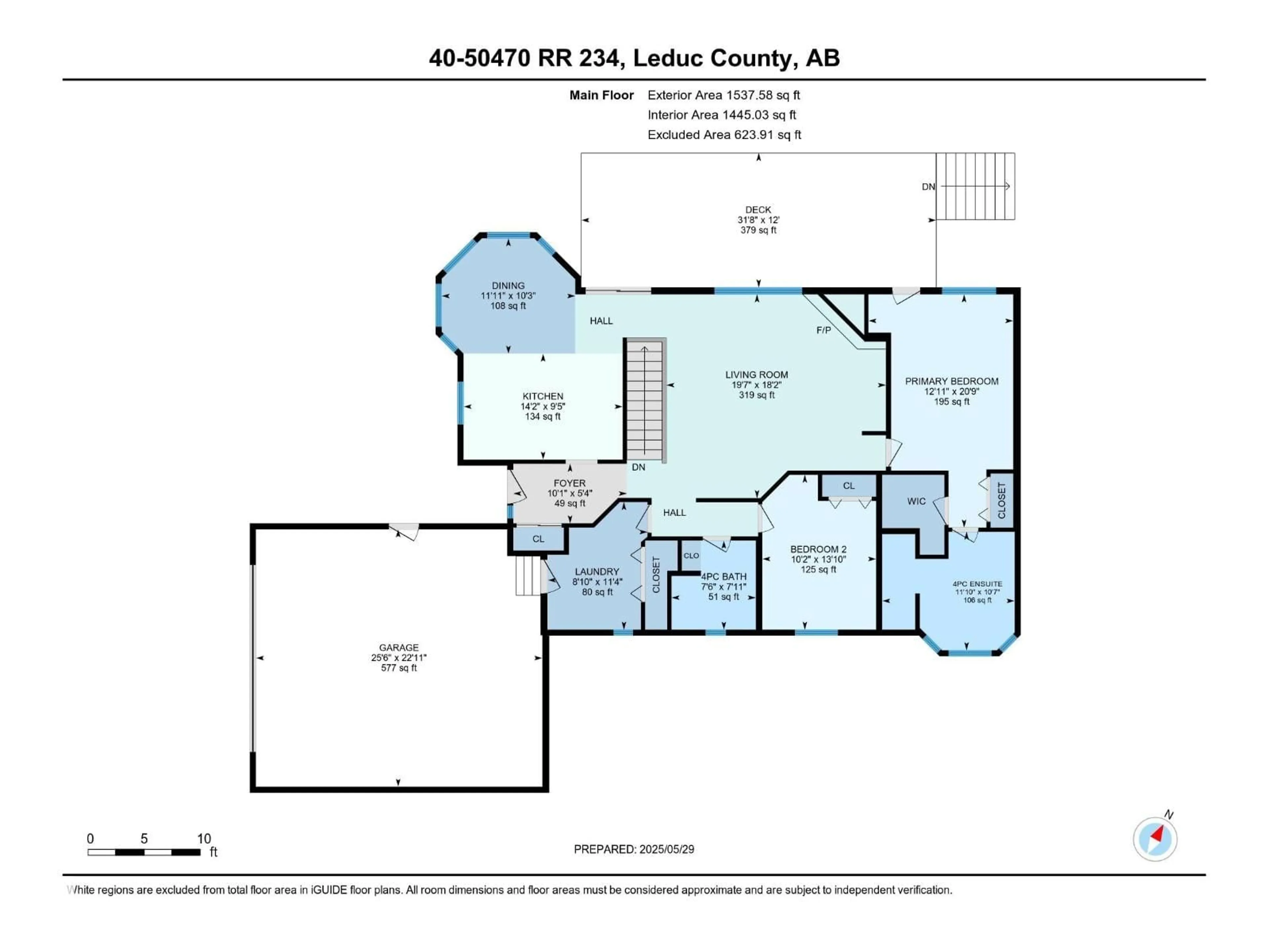 Floor plan for 50470 RGE ROAD 234, Rural Leduc County Alberta T4X0L7