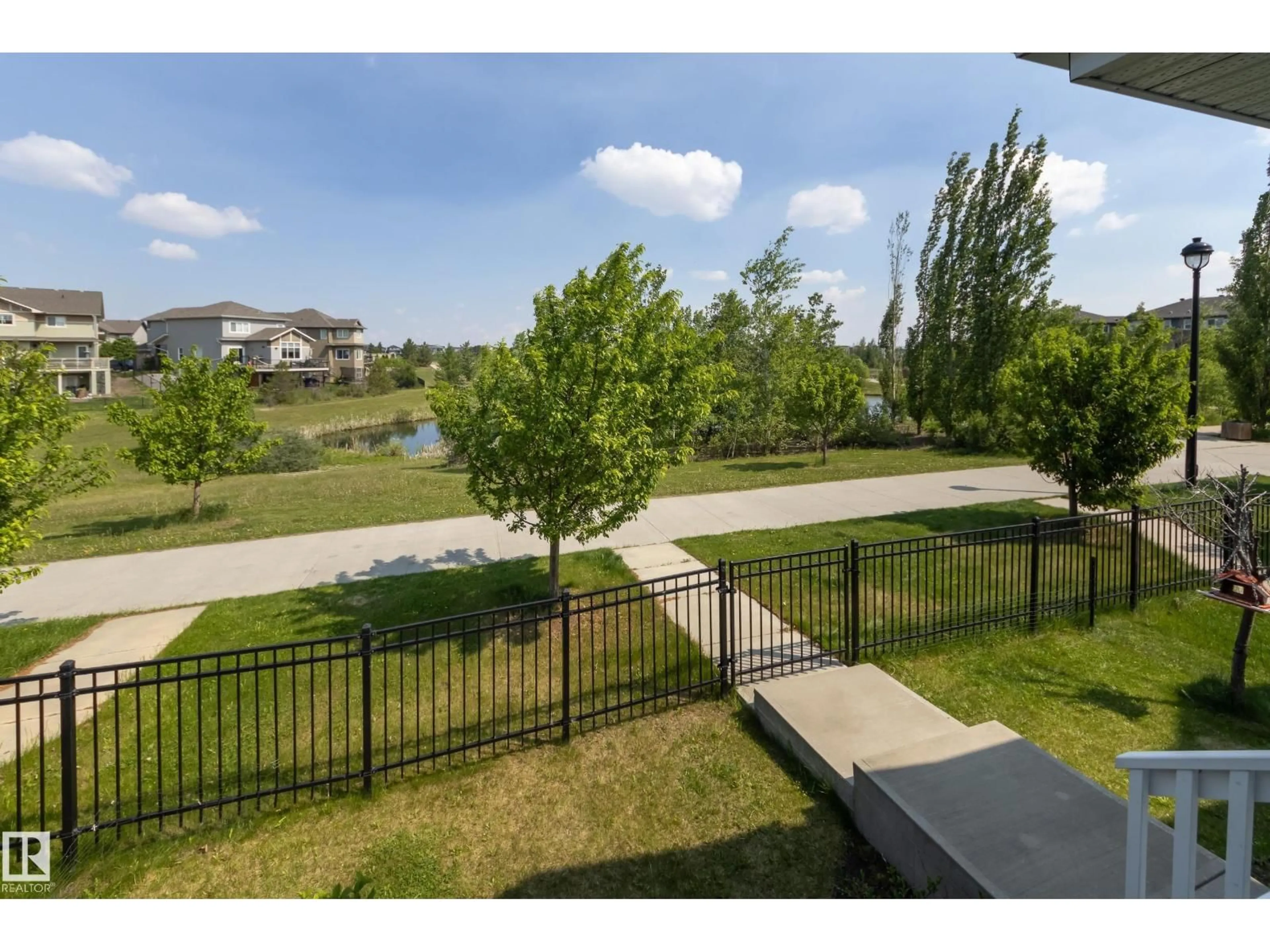 A pic from outside/outdoor area/front of a property/back of a property/a pic from drone, water/lake/river/ocean view for 1832 CARRUTHERS LN, Edmonton Alberta T6W0Z1