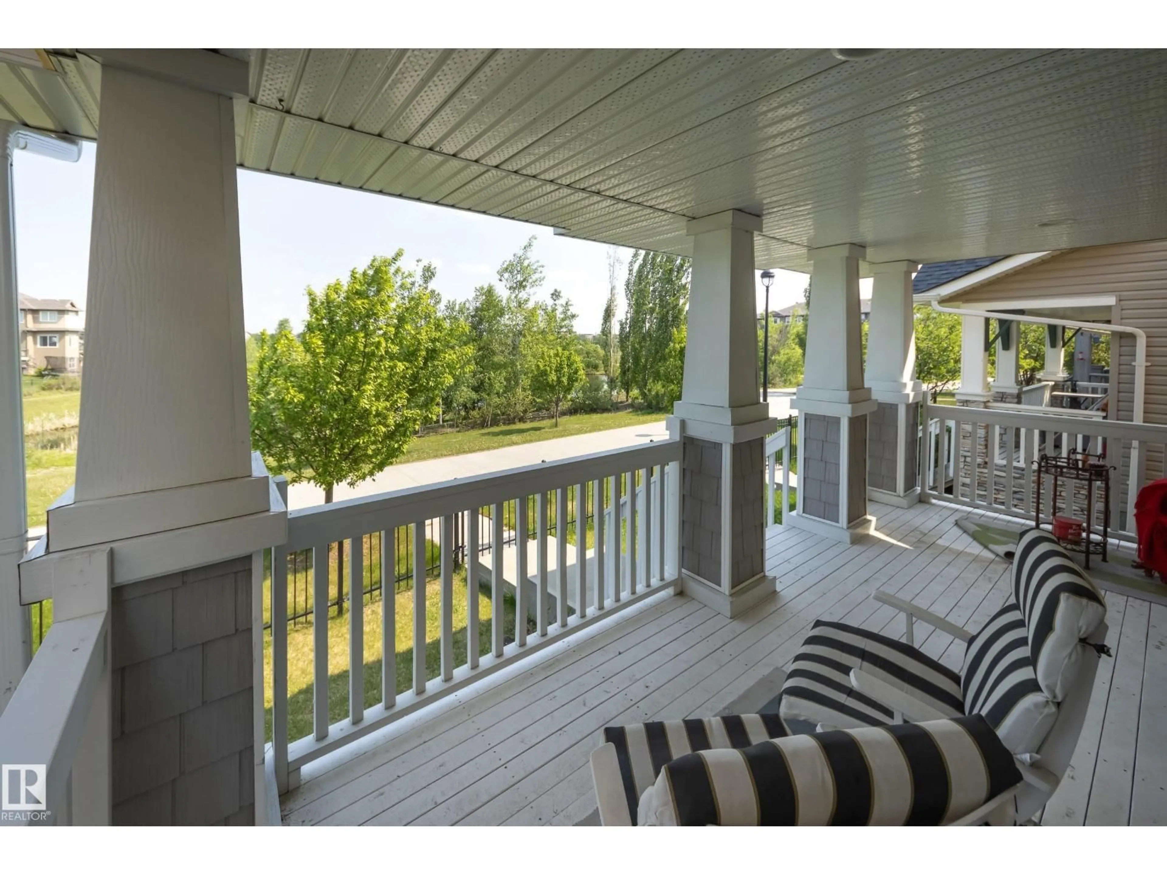Patio, water/lake/river/ocean view for 1832 CARRUTHERS LN, Edmonton Alberta T6W0Z1