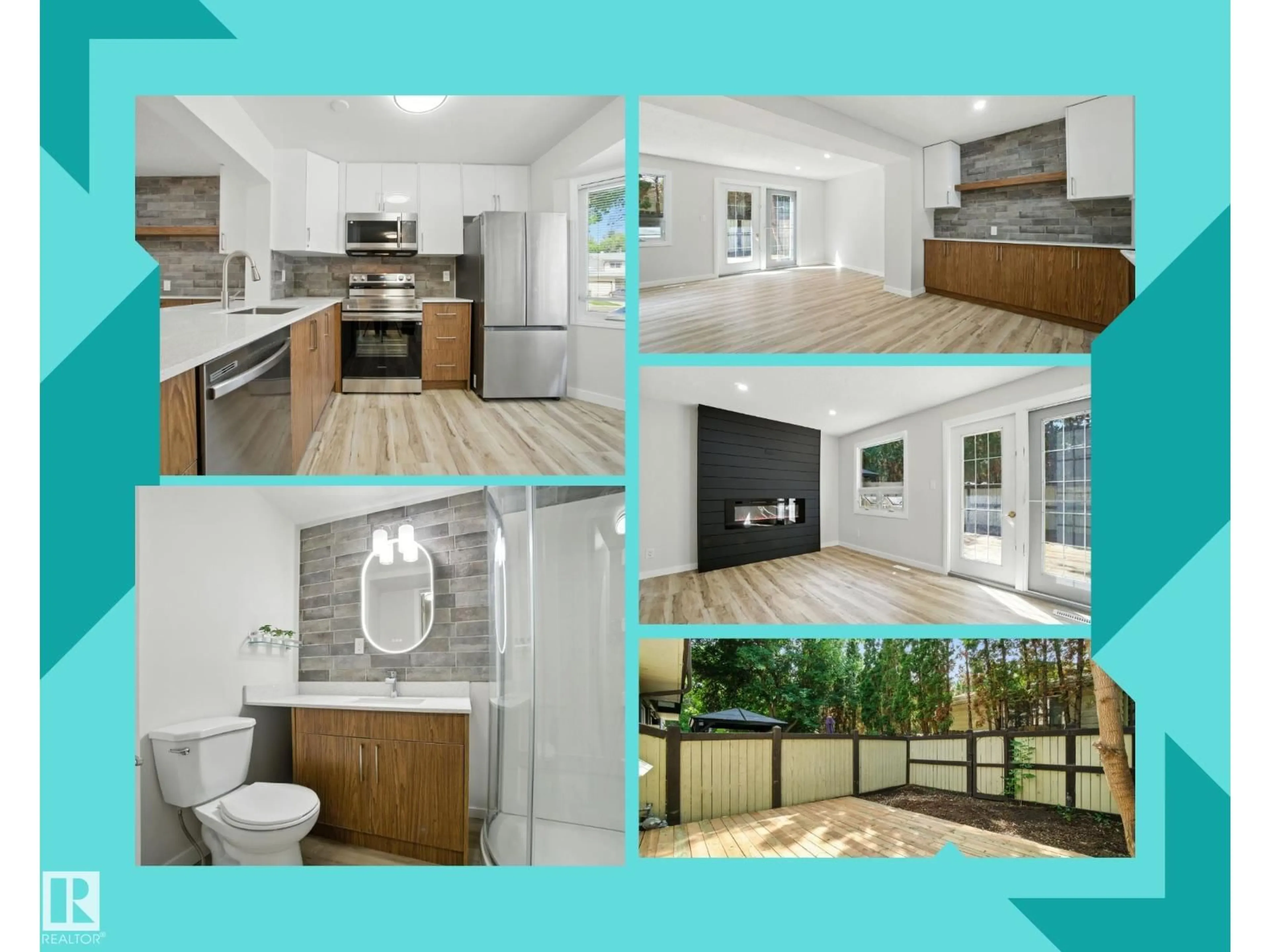 Open concept kitchen, ceramic/tile floor for 2153 141 AV, Edmonton Alberta T5Y1C4