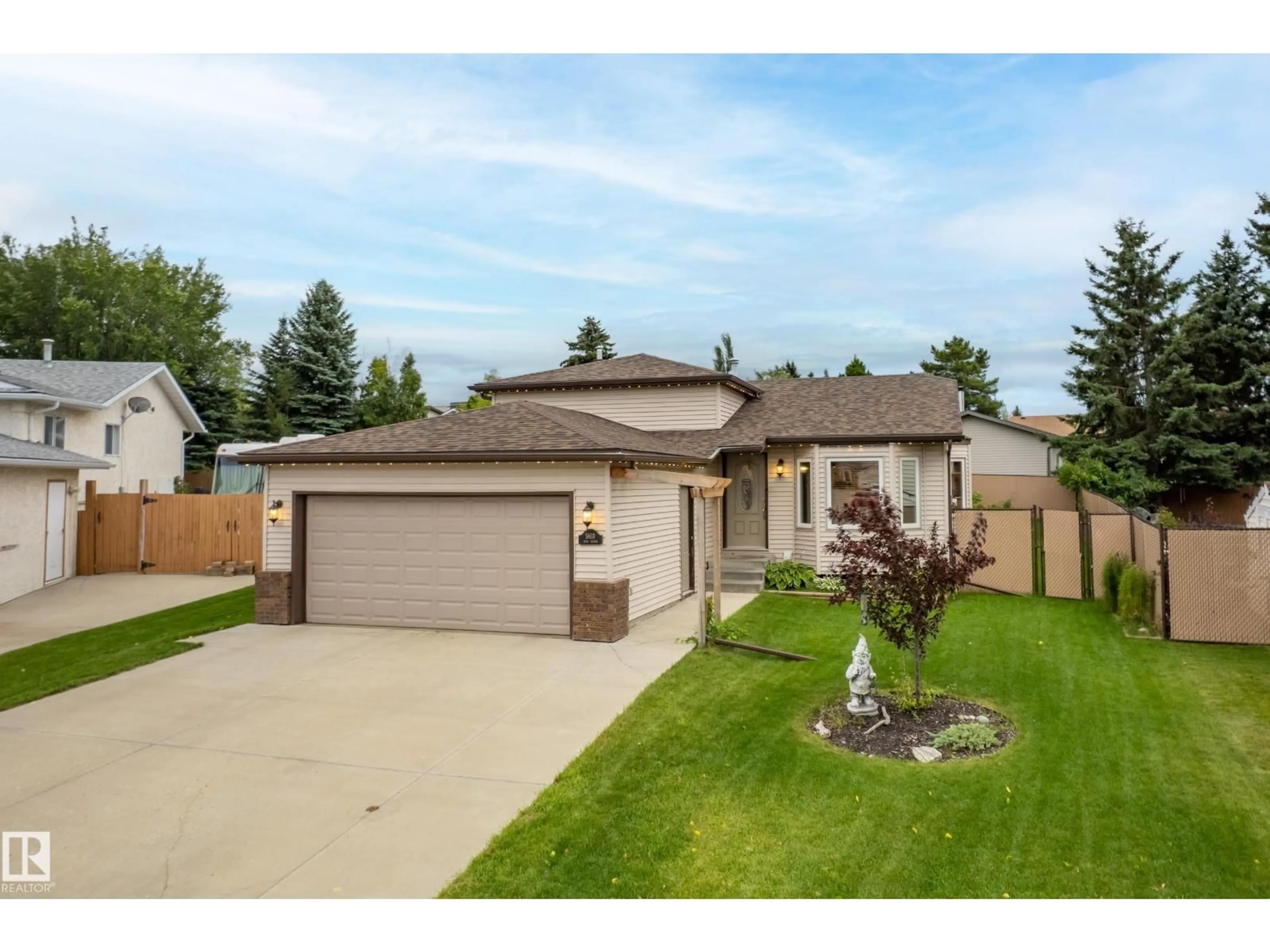 Home with brick exterior material, street for 5603 56 AV, Beaumont Alberta T4X1A6