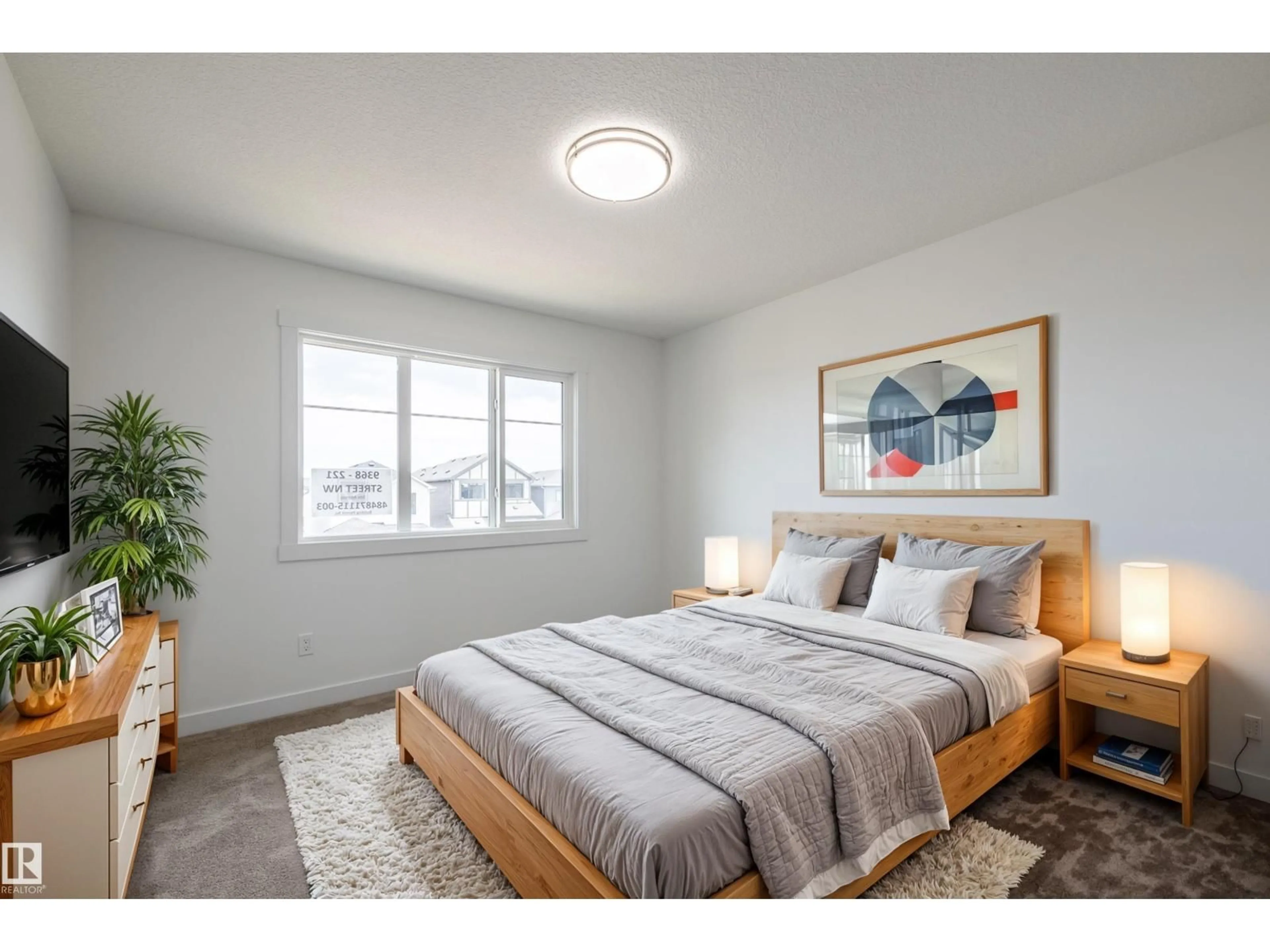 Bedroom with bed, unknown for 52 COVELL CM, Spruce Grove Alberta T7X0Y7
