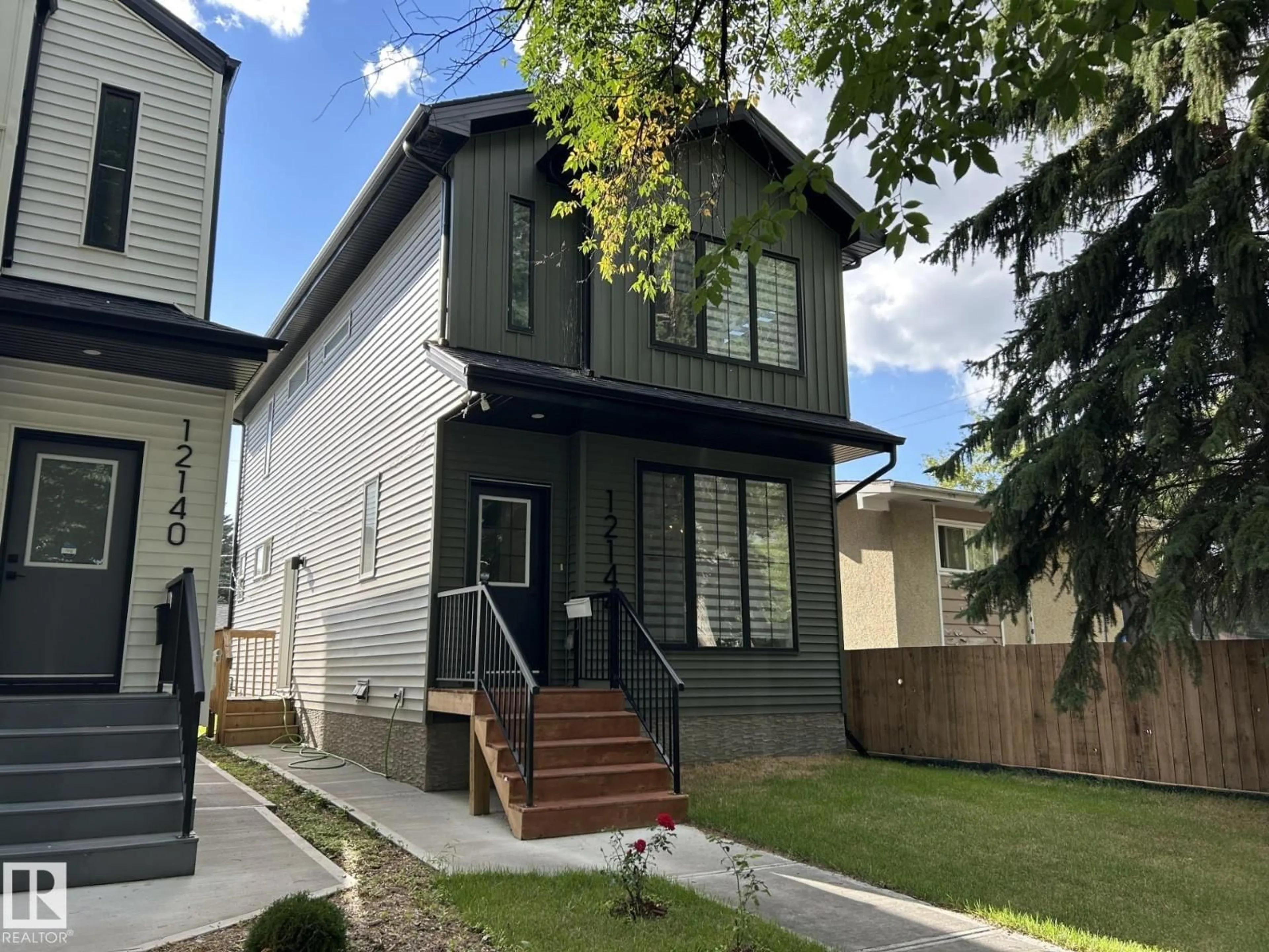 Home with vinyl exterior material, street for NW - 12144 83 ST, Edmonton Alberta T5B2Z9