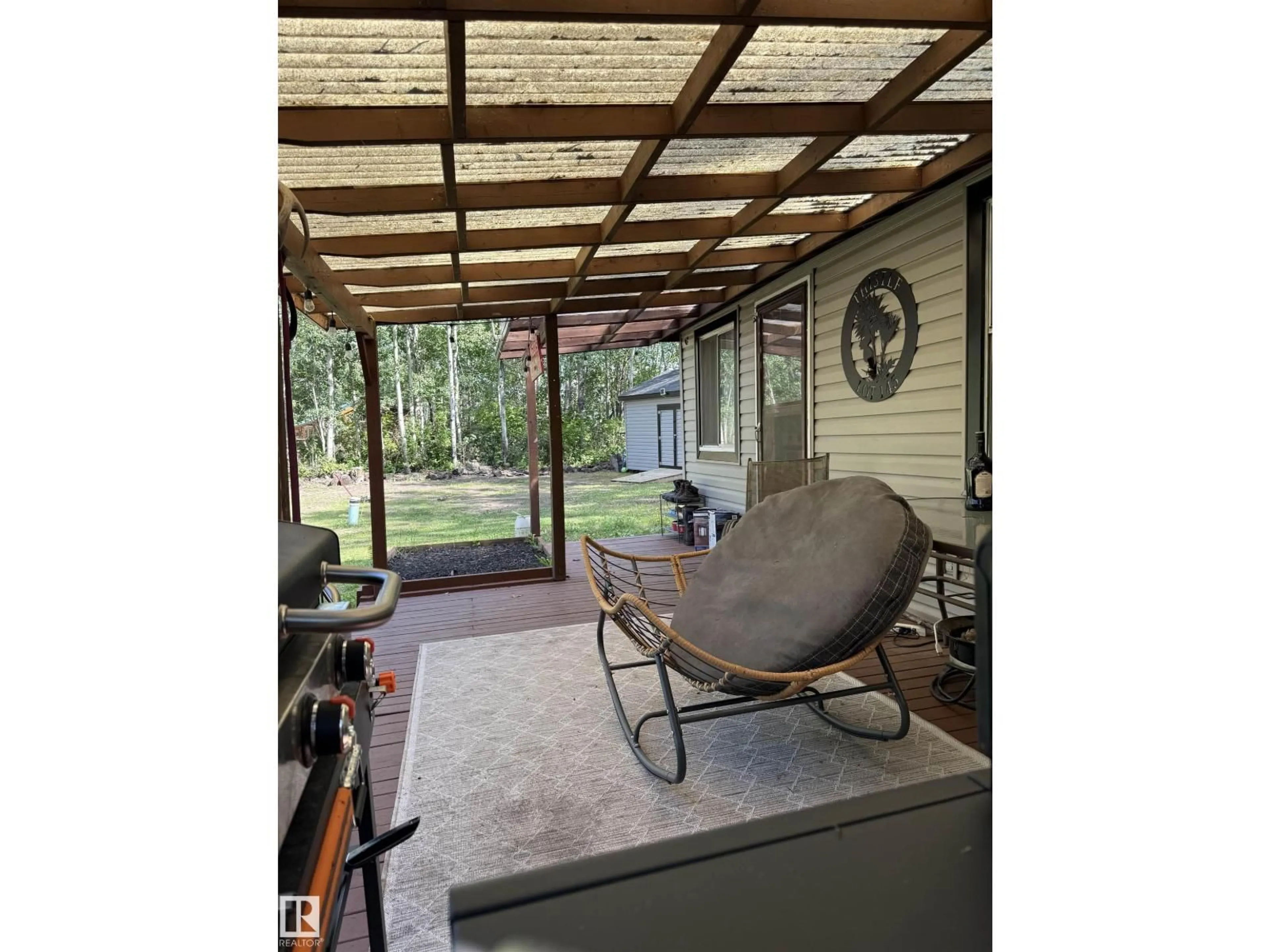 Patio, unknown for 145 DAVID DR, Rural Athabasca County Alberta T9S1S3
