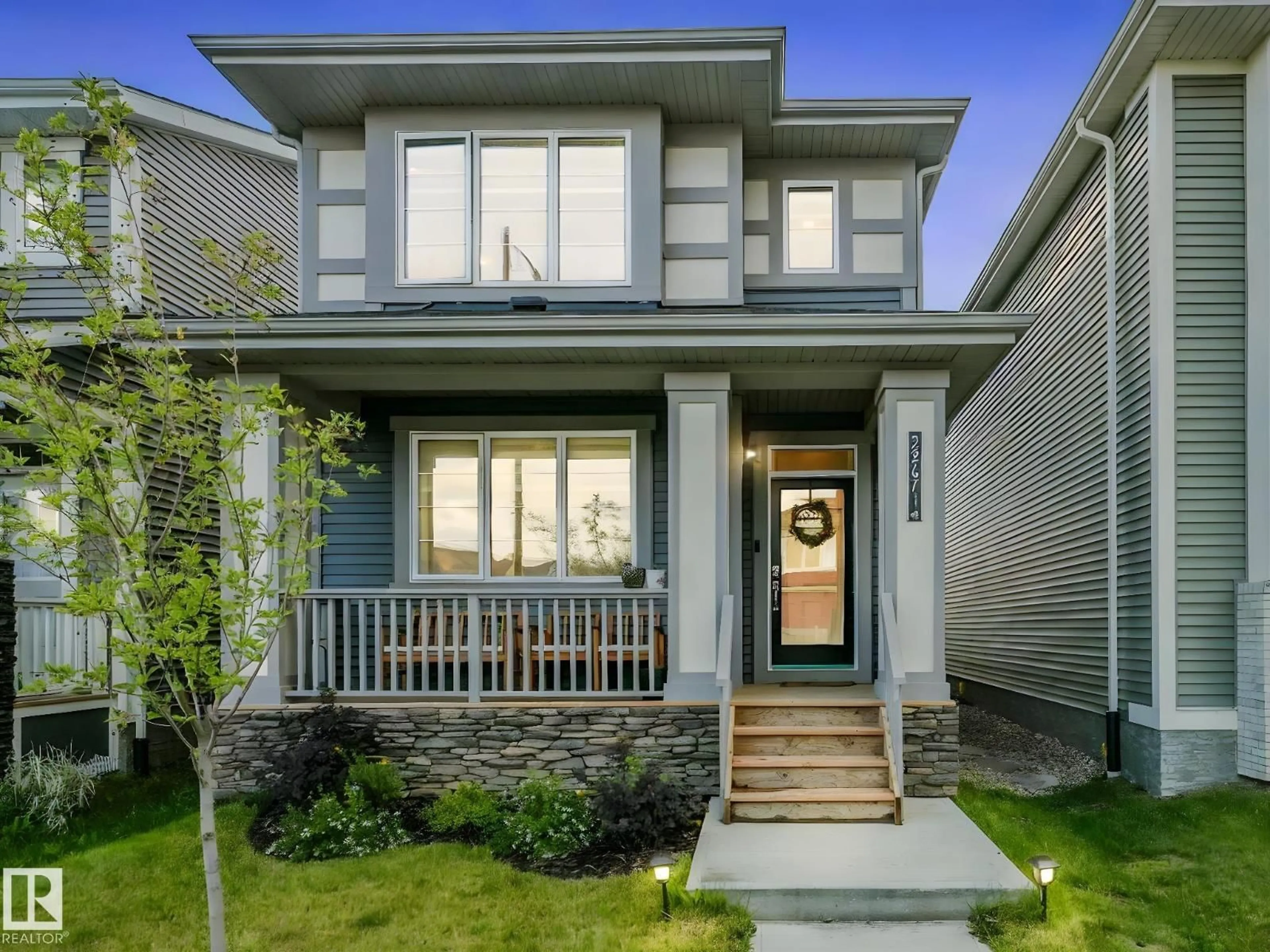 Home with brick exterior material, street for 22671 81 AV, Edmonton Alberta T5T7S8