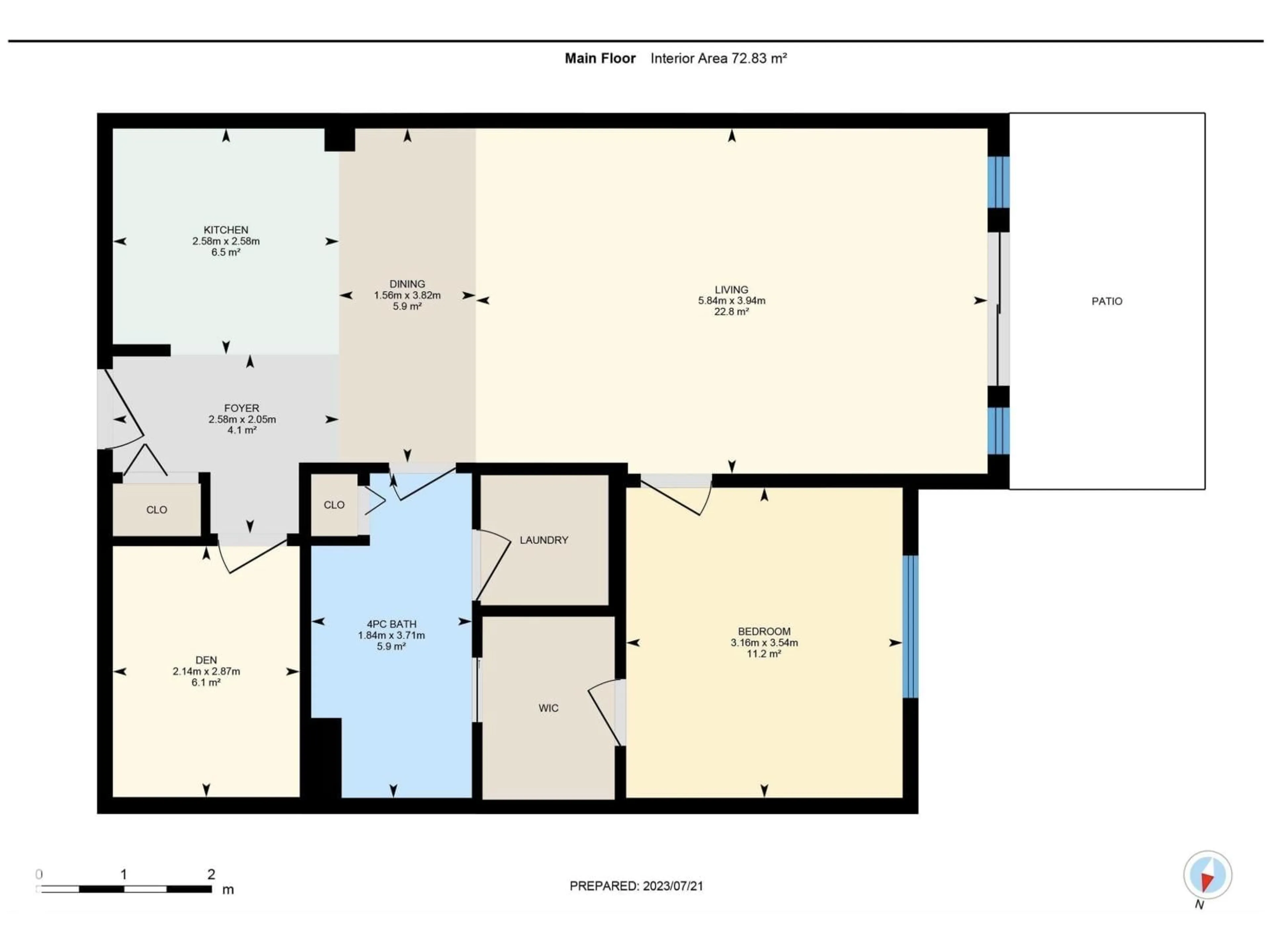 Floor plan for 421 - 300 PALISADES WY, Sherwood Park Alberta T8H2T9
