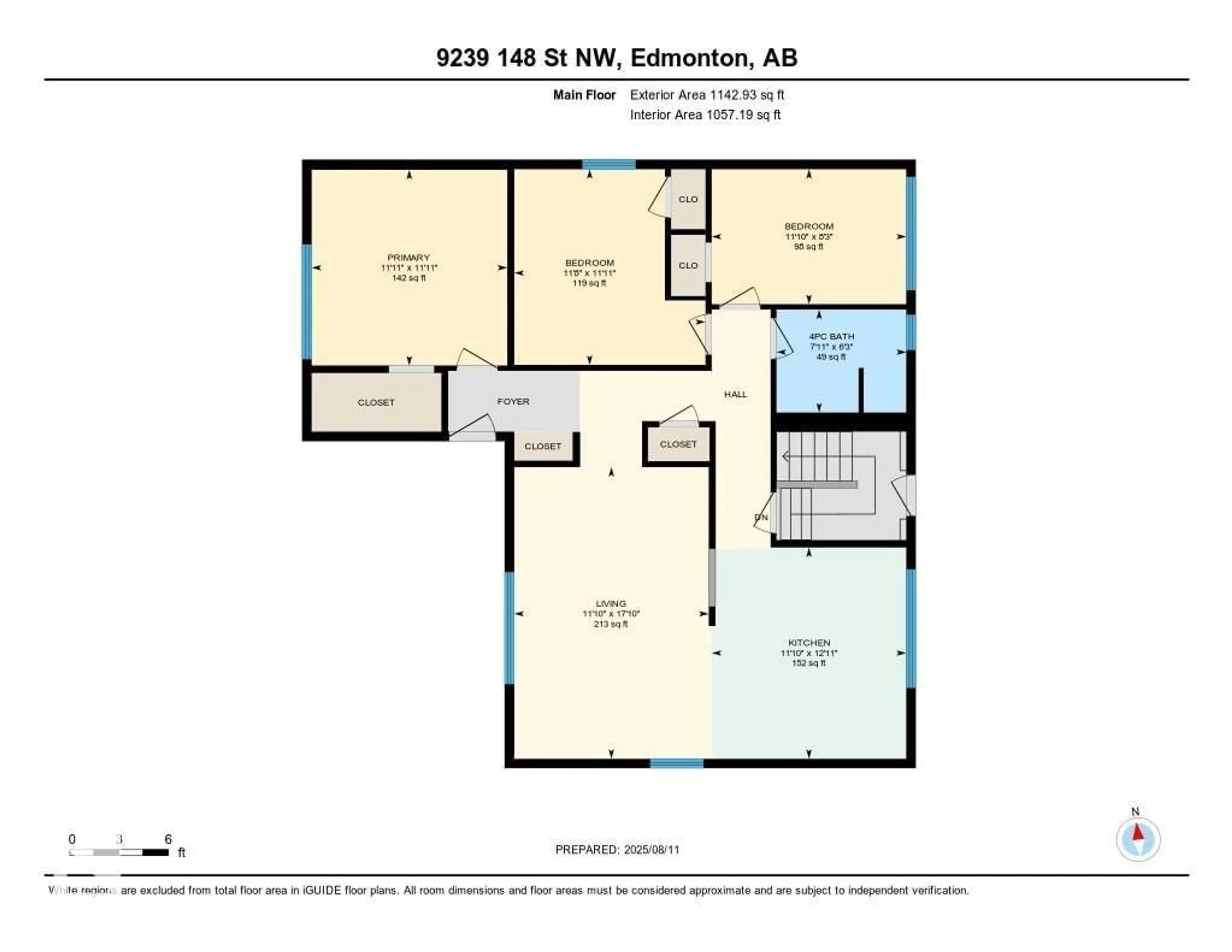 Floor plan for 9239 148 ST, Edmonton Alberta T5R1A4