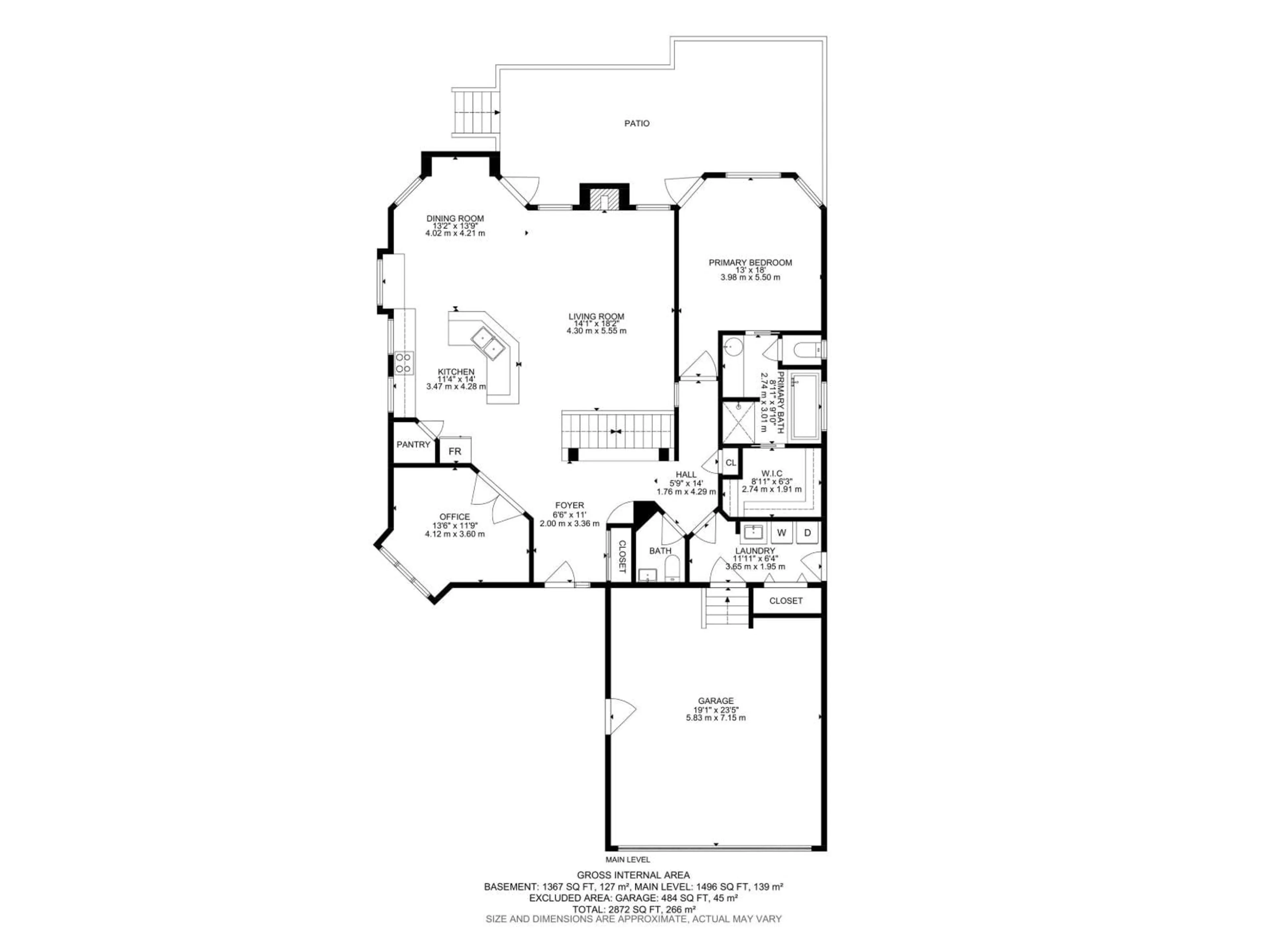 Floor plan for 17 KENDALL CR, St. Albert Alberta T8N6X8