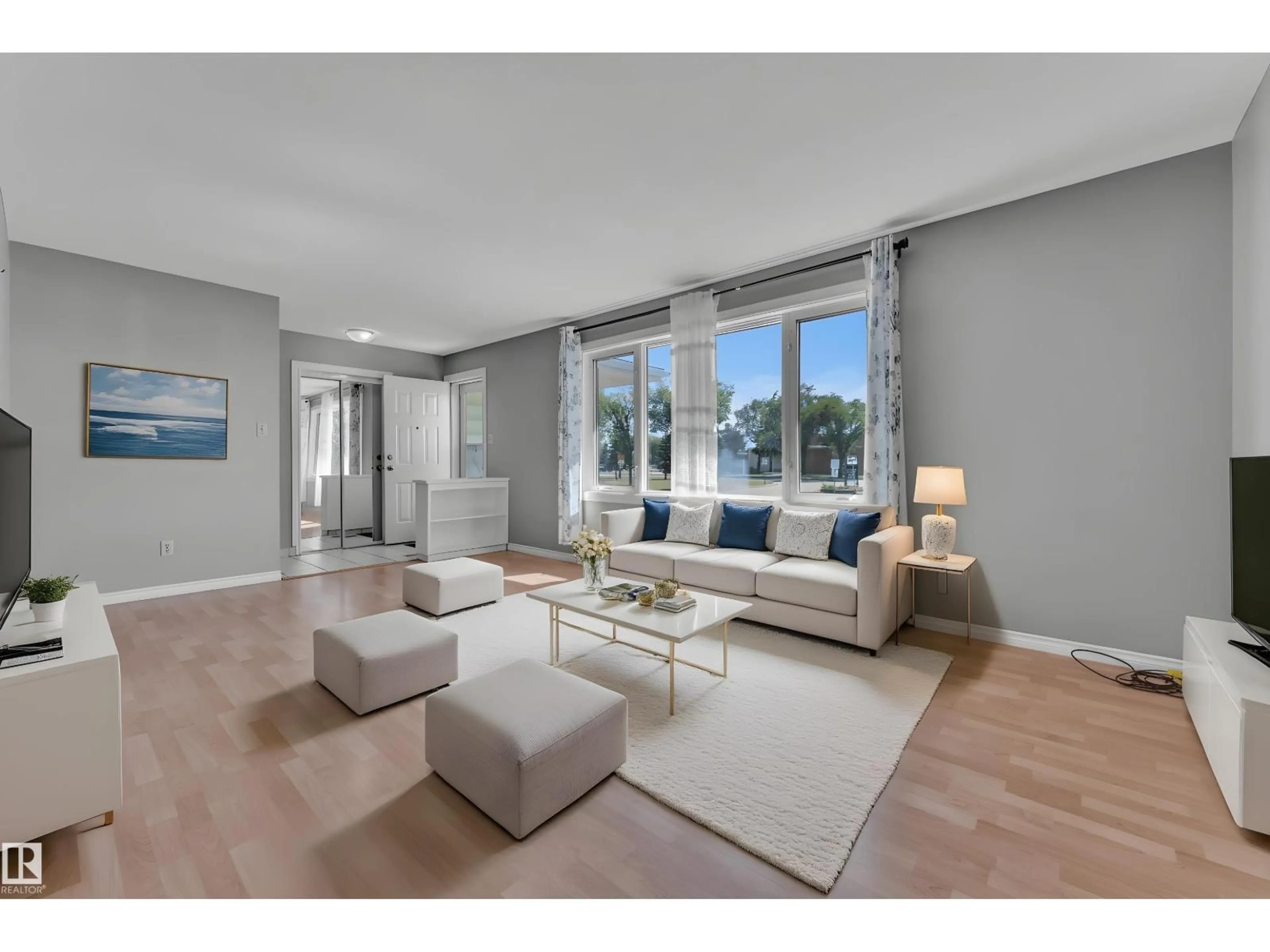 Living room with furniture, unknown for 9320 150 AV, Edmonton Alberta T5E2N8