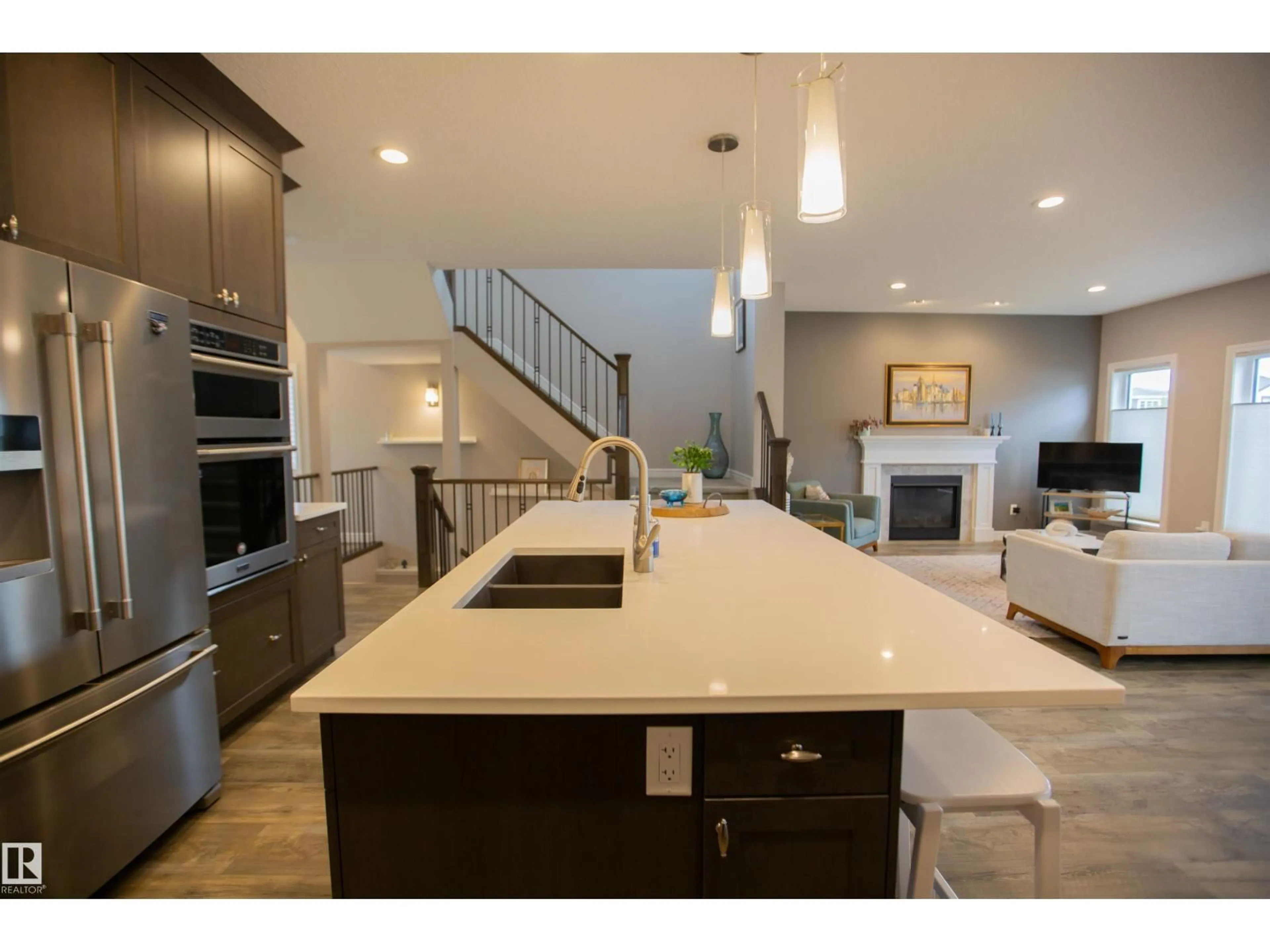 Open concept kitchen, unknown for SW - 1736 162 ST, Edmonton Alberta T6W3E8