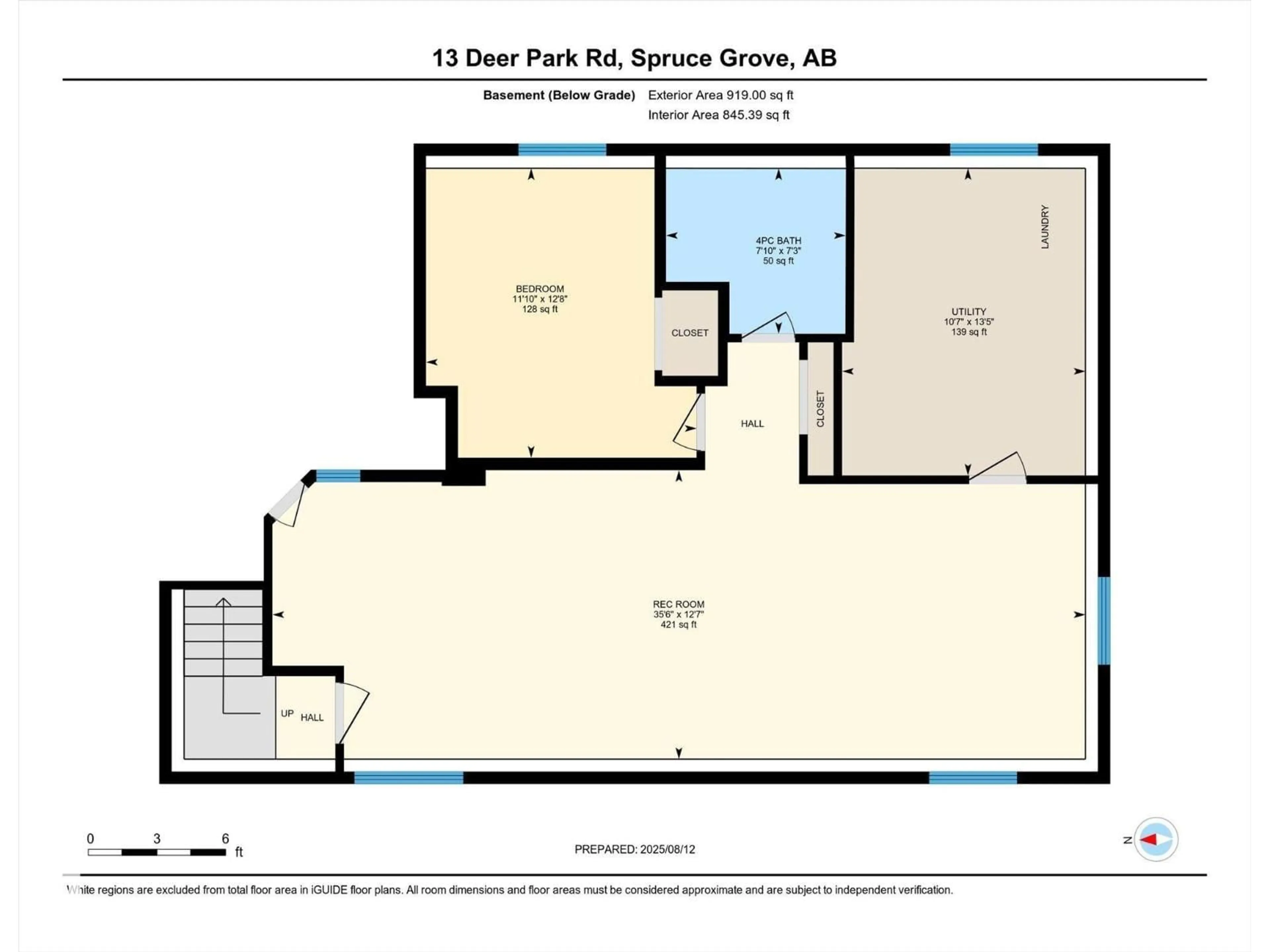 Floor plan for 13 DEER PARK RD, Spruce Grove Alberta T7X3K2
