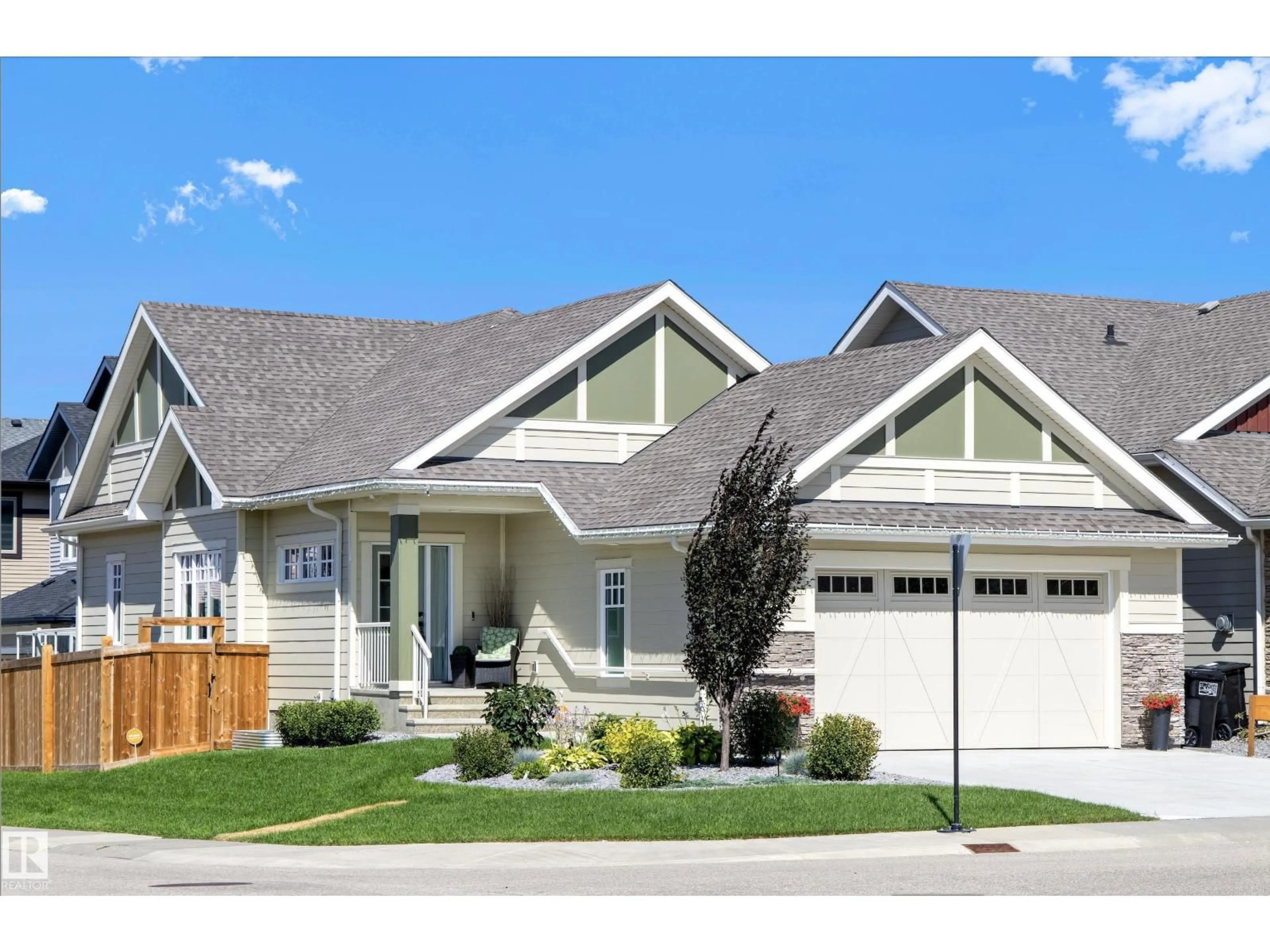 Home with vinyl exterior material, street for SW - 1804 AINSLIE CO, Edmonton Alberta T6W2R8