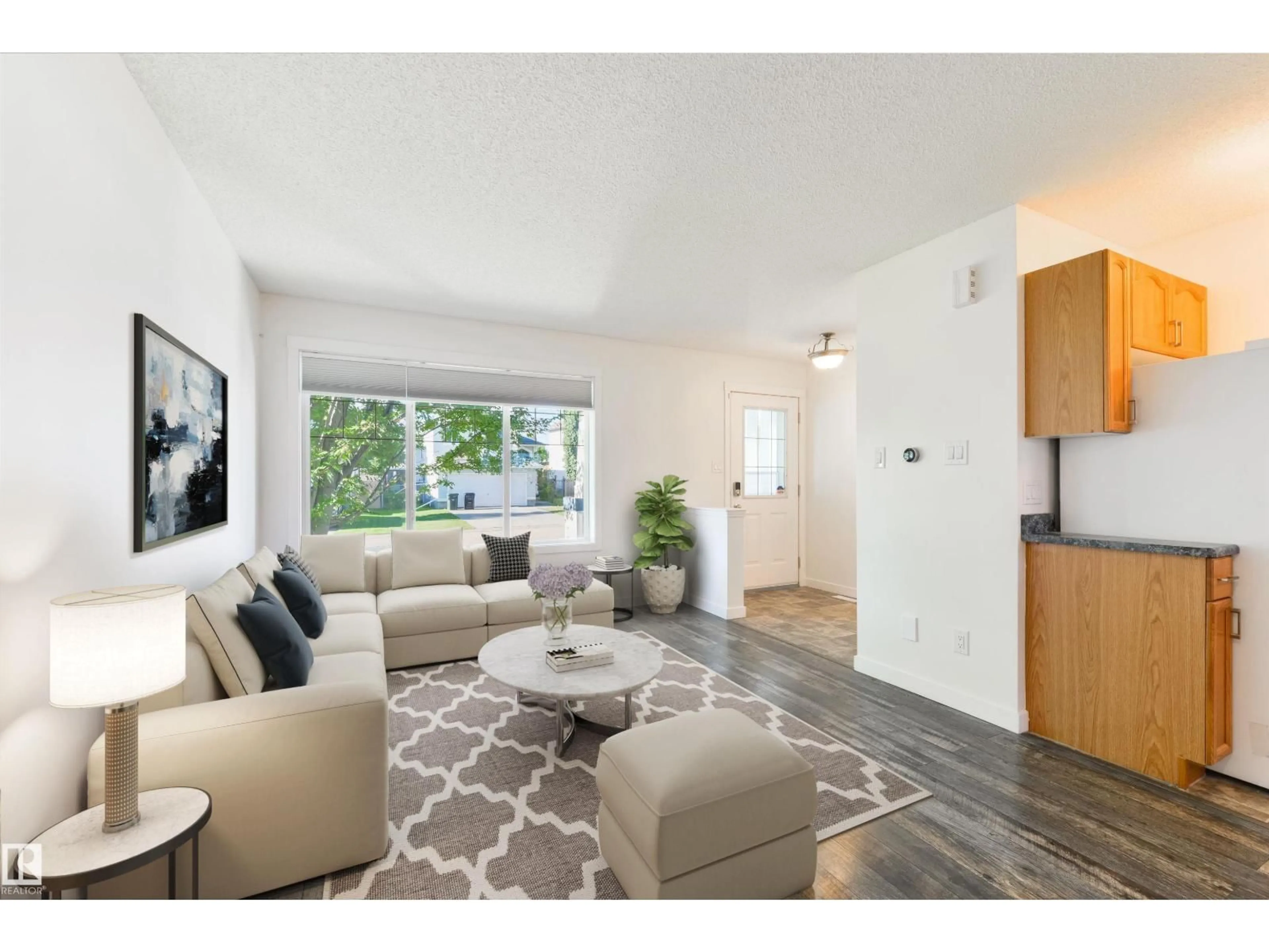 Living room with furniture, unknown for 44 HEATHERLANDS WY, Spruce Grove Alberta T7X4L2