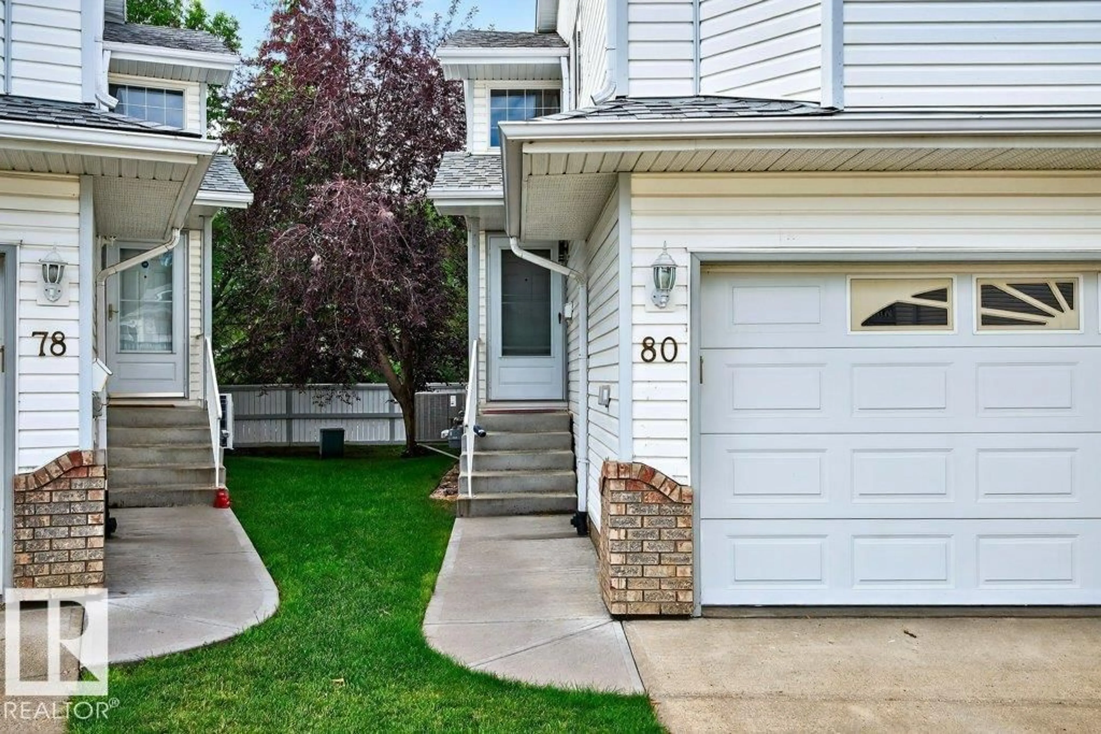 Home with vinyl exterior material, street for 3 - 80 POIRIER AV, St. Albert Alberta T8N6M6