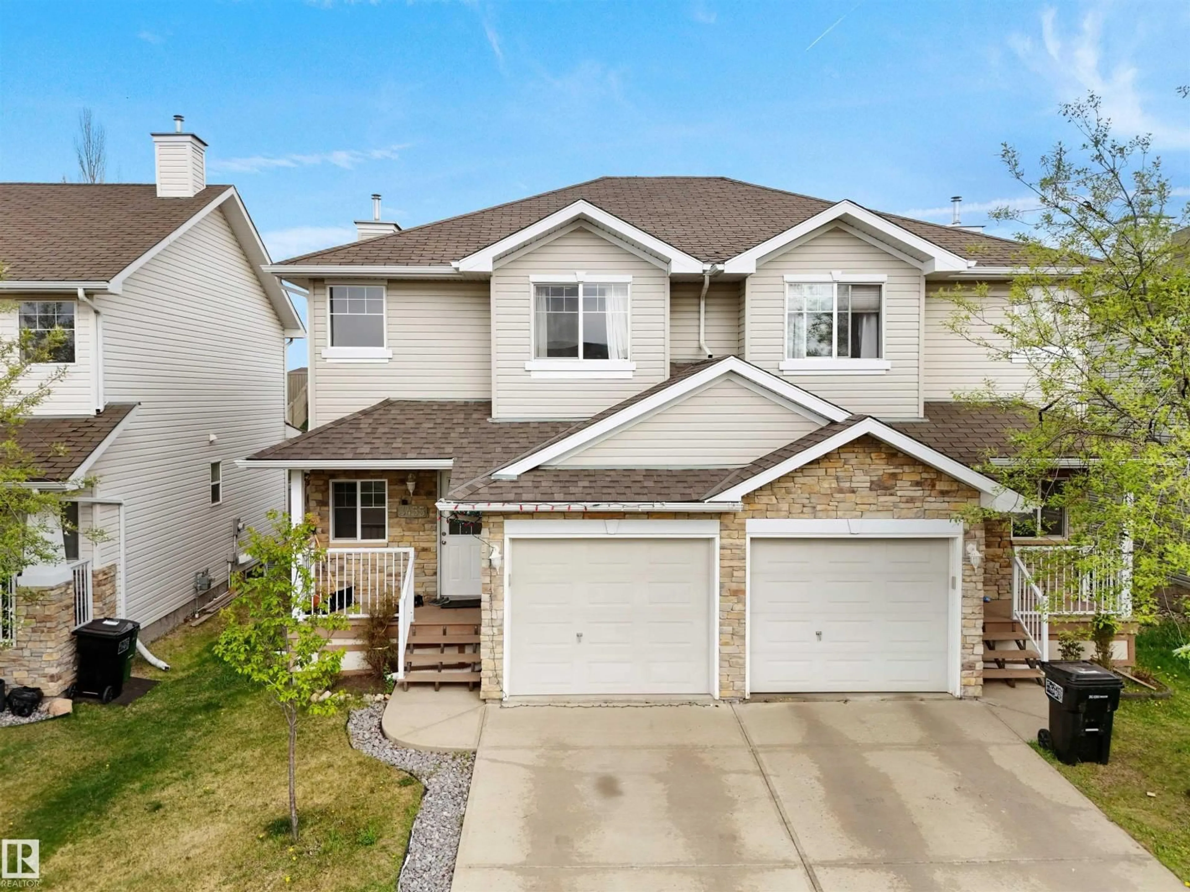 Home with vinyl exterior material, street for 3455 11 ST, Edmonton Alberta T6T0J8