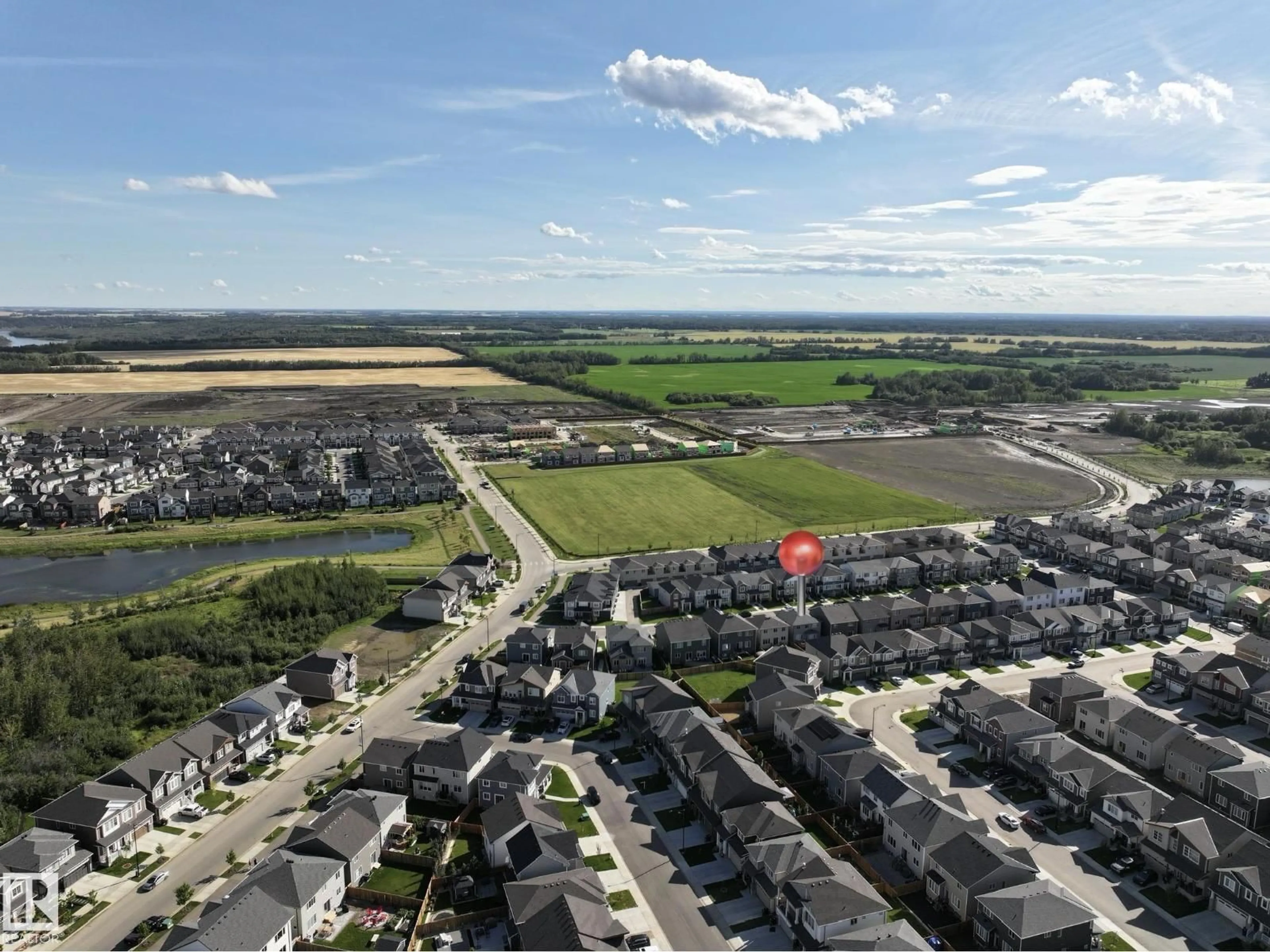 A pic from outside/outdoor area/front of a property/back of a property/a pic from drone, unknown for 20618 19A AV, Edmonton Alberta T6M1R6