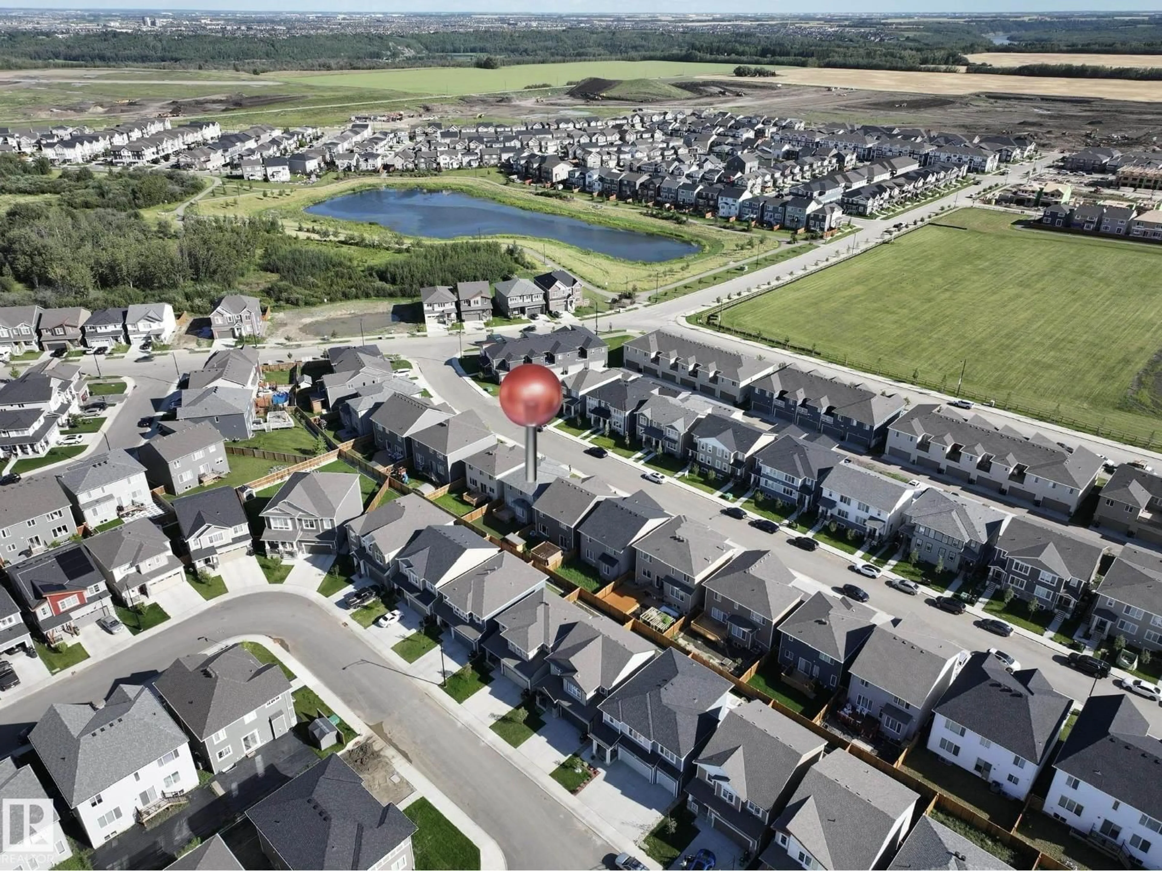 A pic from outside/outdoor area/front of a property/back of a property/a pic from drone, unknown for 20618 19A AV, Edmonton Alberta T6M1R6