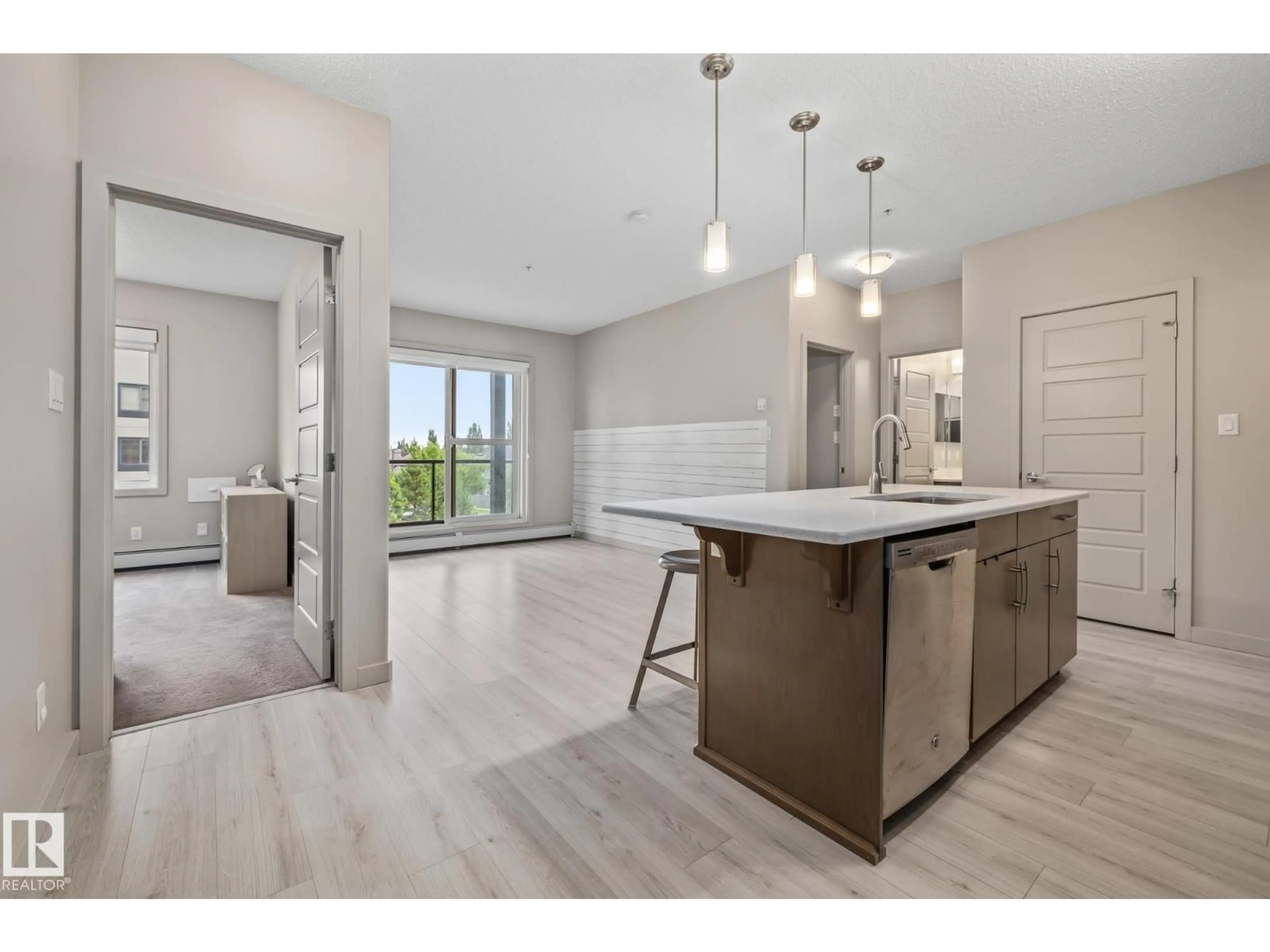 Open concept kitchen, unknown for #303 - 320 AMBLESIDE LINK LI, Edmonton Alberta T6W2Z9