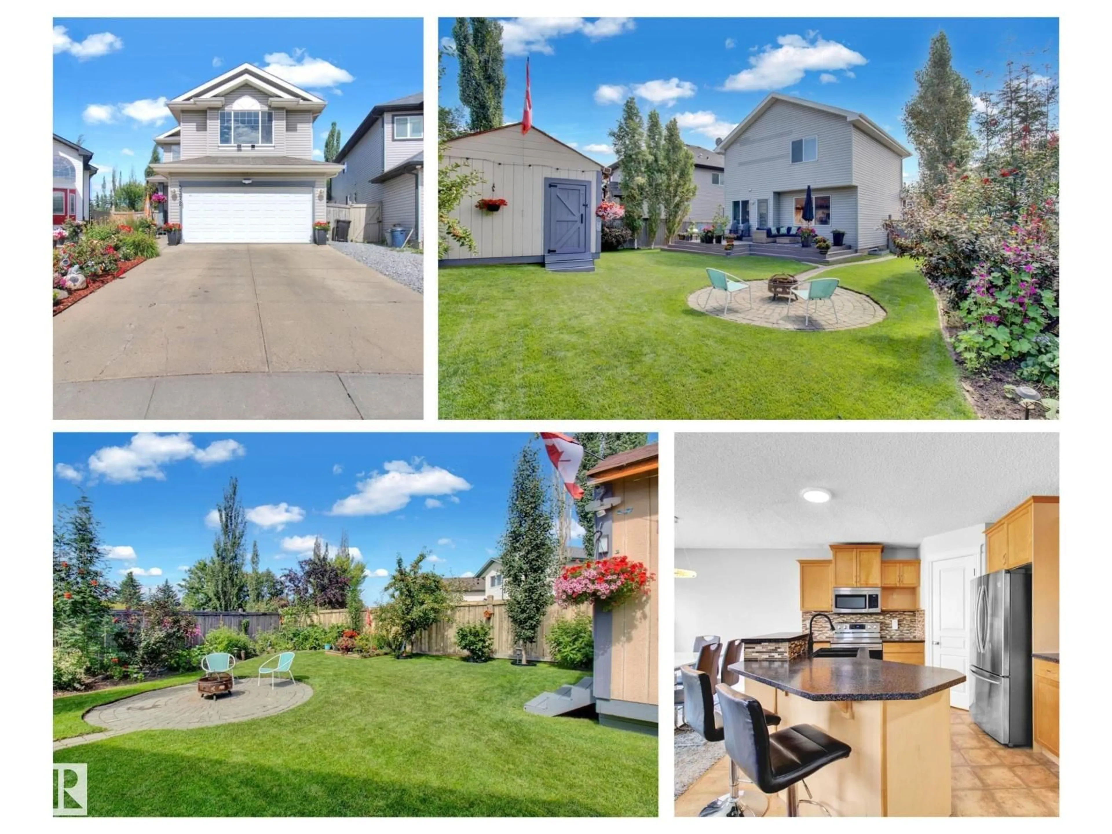 A pic from outside/outdoor area/front of a property/back of a property/a pic from drone, mountain view for 3372 25 AV, Edmonton Alberta T6T1Y4