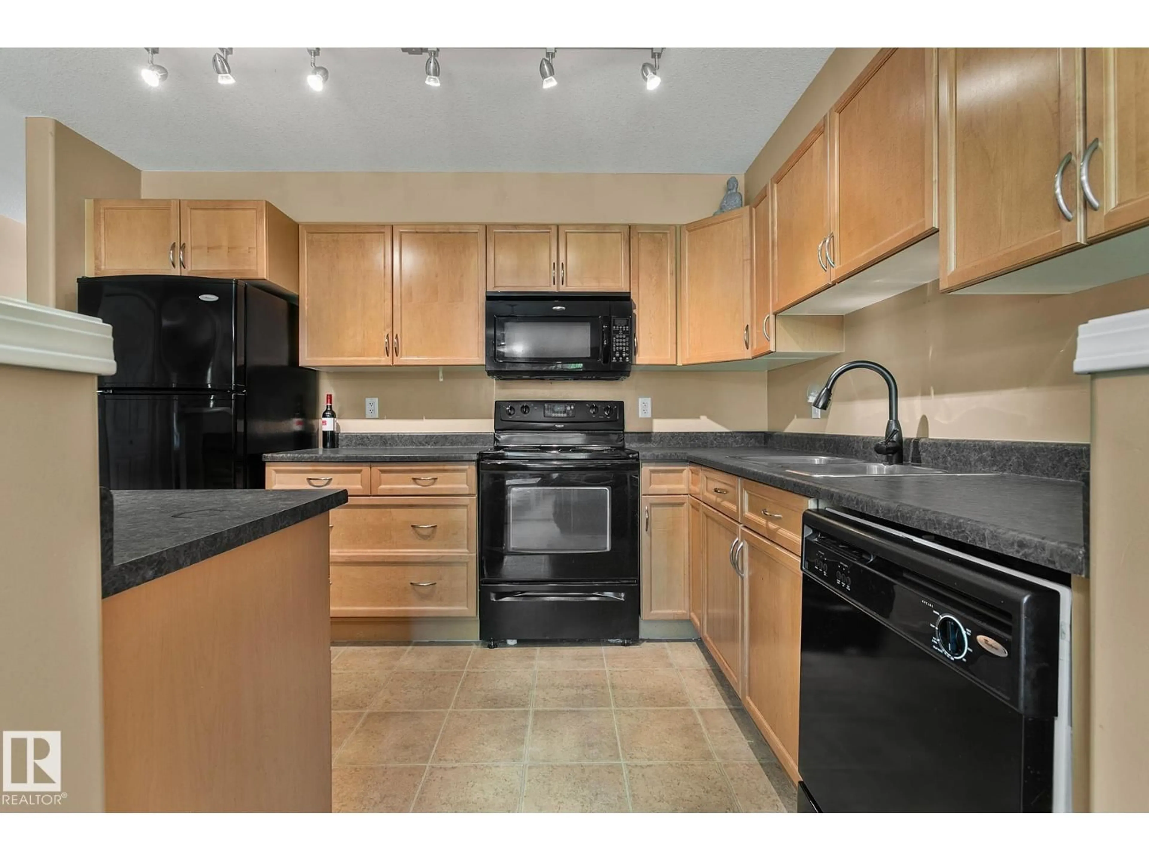 Standard kitchen, unknown for #110 - 1589 GLASTONBURY BV, Edmonton Alberta T5T2V1
