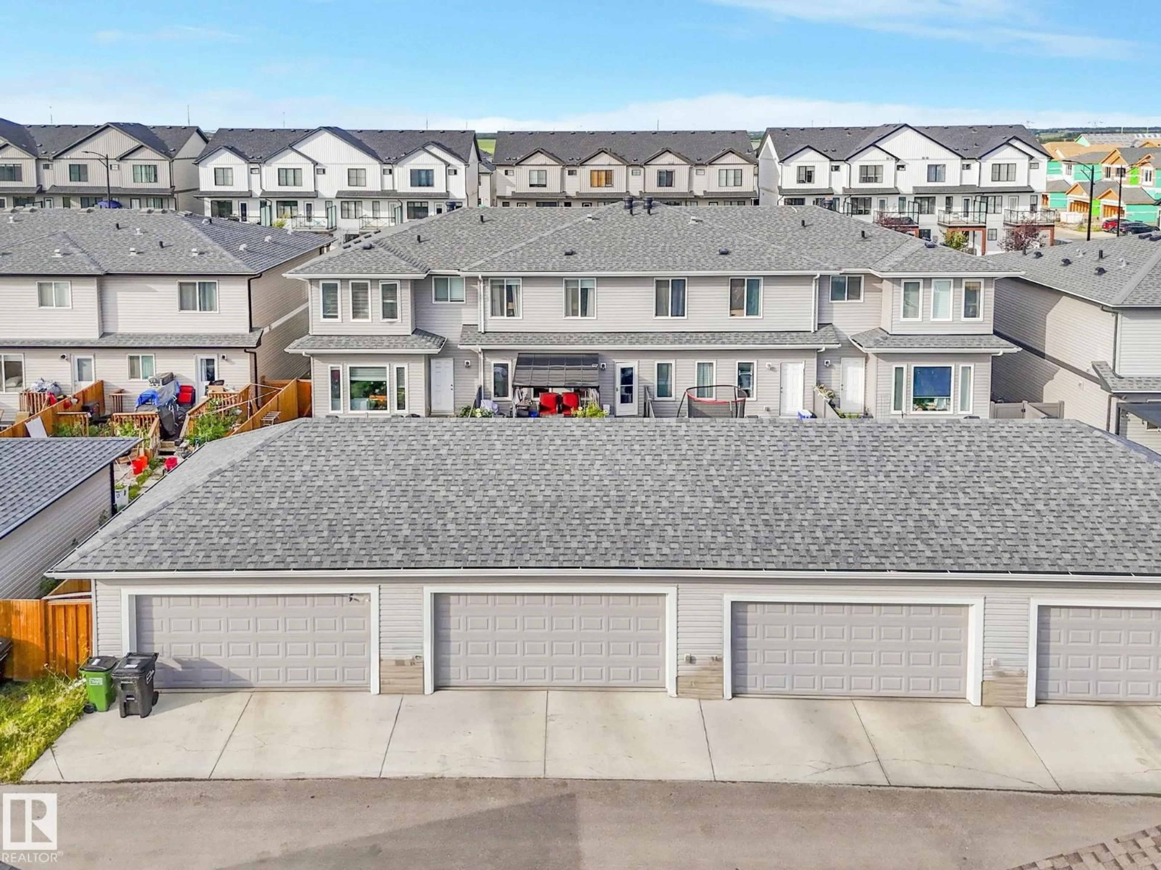 A pic from outside/outdoor area/front of a property/back of a property/a pic from drone, unknown for 1062 CY BECKER RD, Edmonton Alberta T5Y4A2