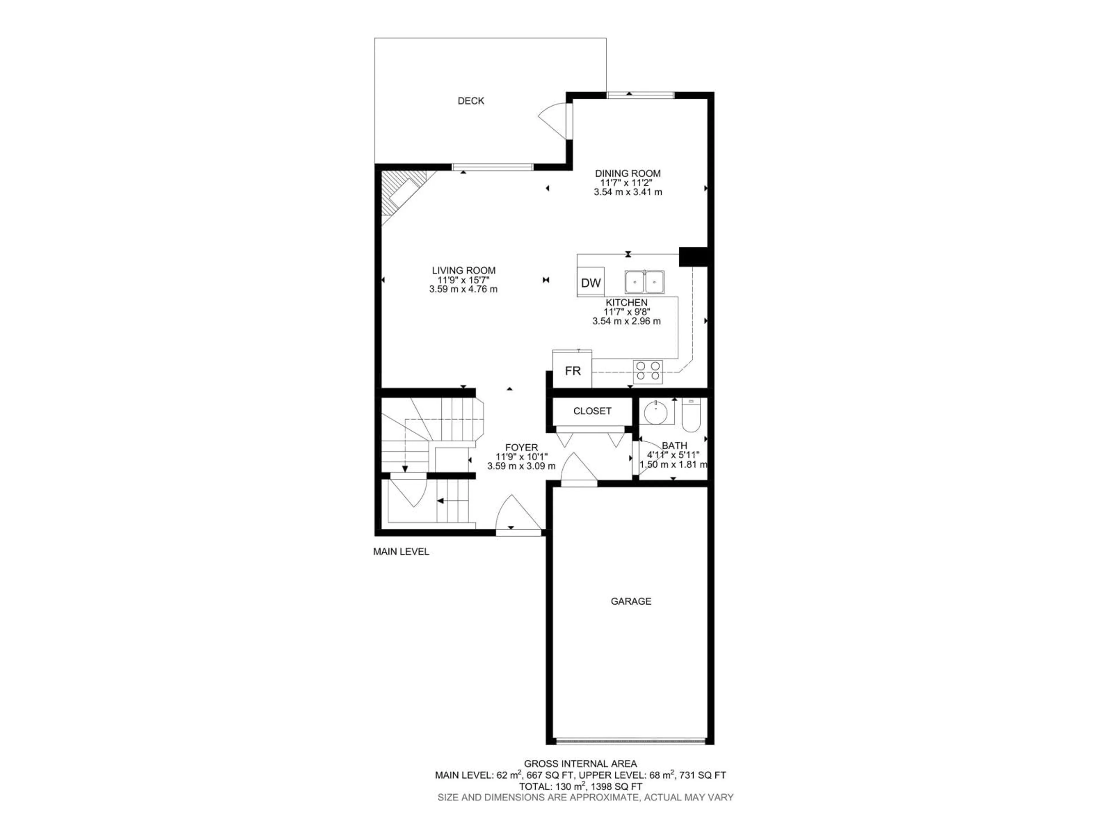 Floor plan for 15 CARLYLE CR, Sherwood Park Alberta T8H2T6