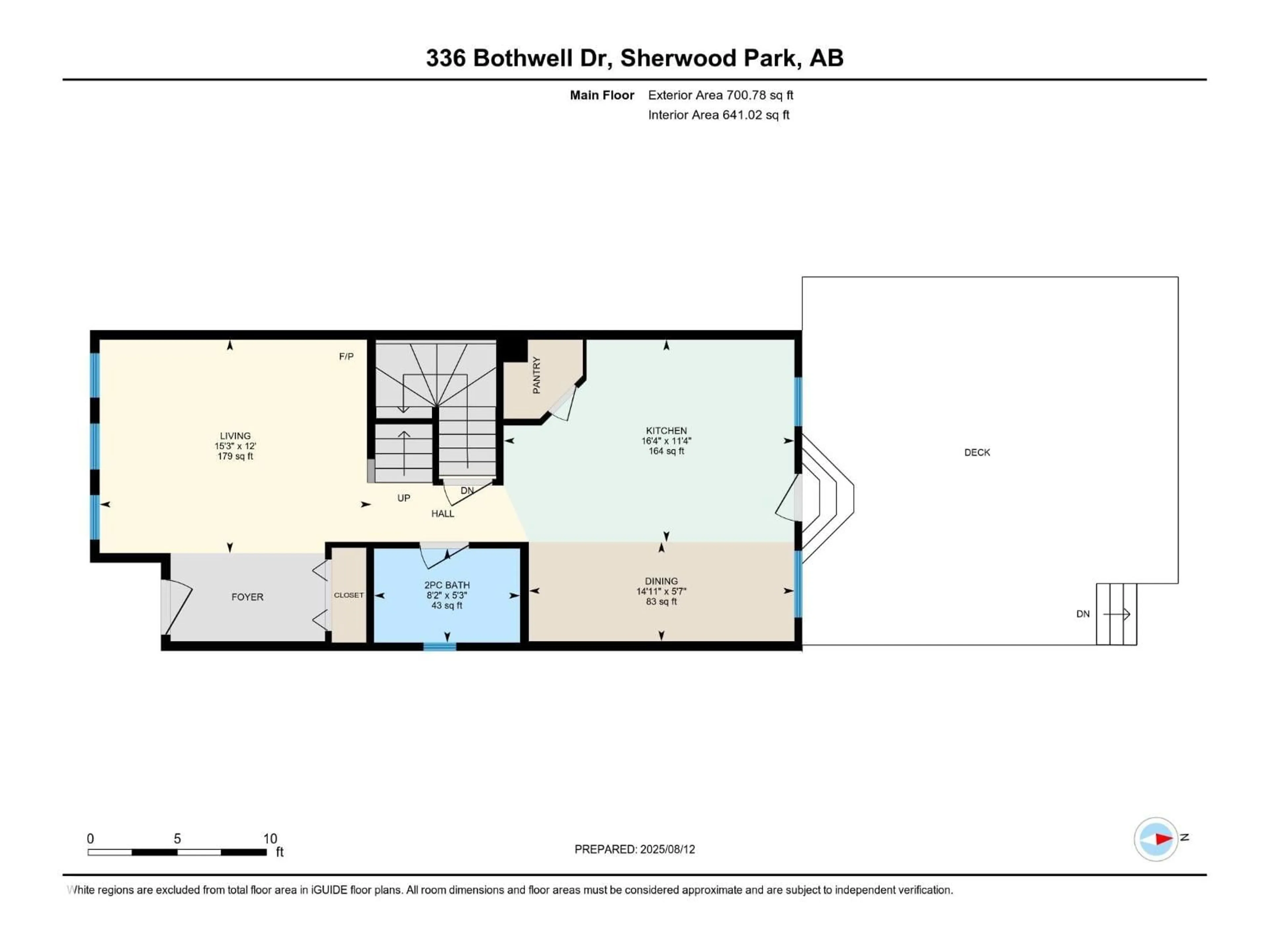 Floor plan for 336 BOTHWELL DR, Sherwood Park Alberta T8H2M7