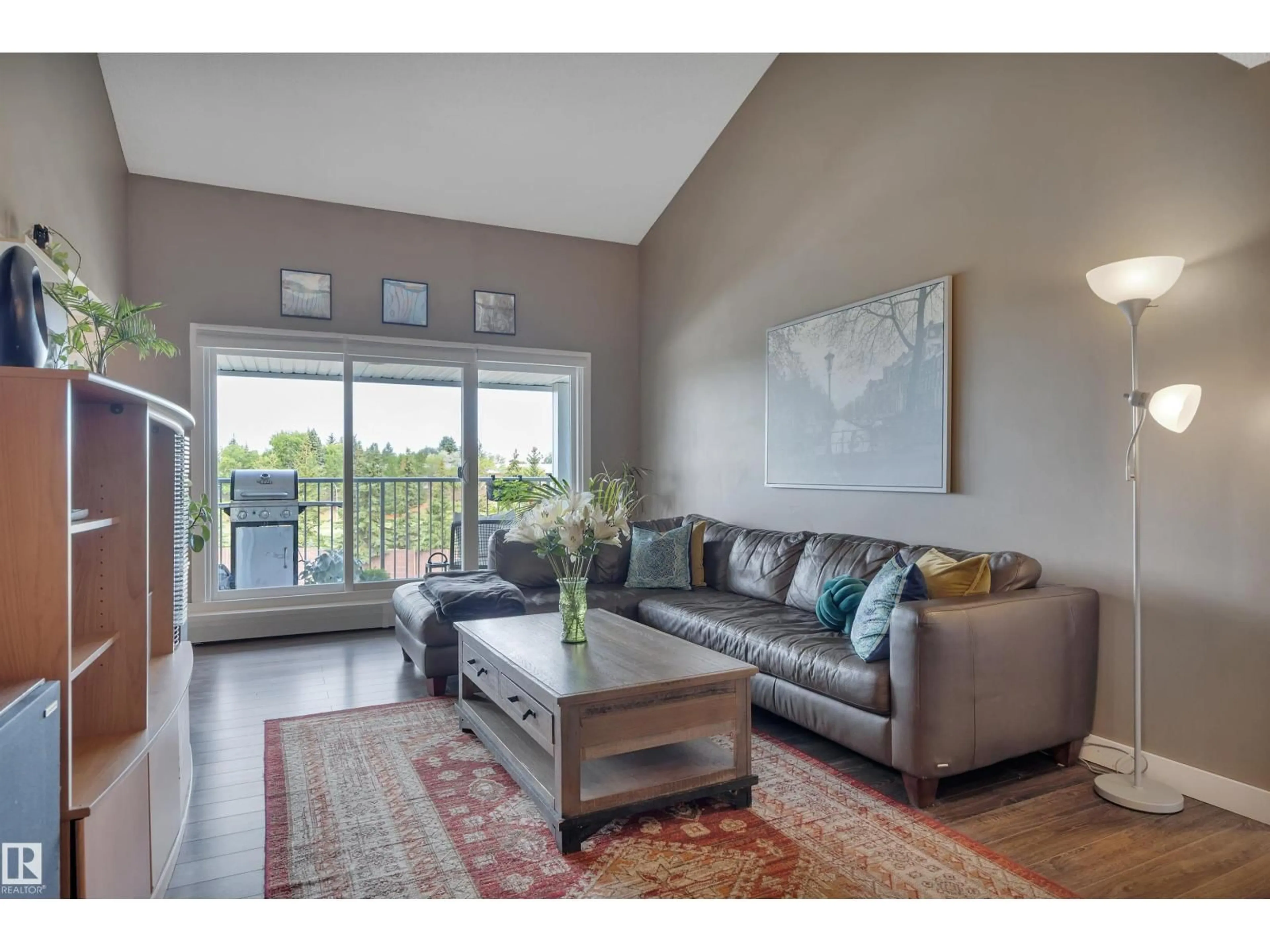 Living room with furniture, unknown for 4404 - 431 122 ST, Edmonton Alberta T6J4A9