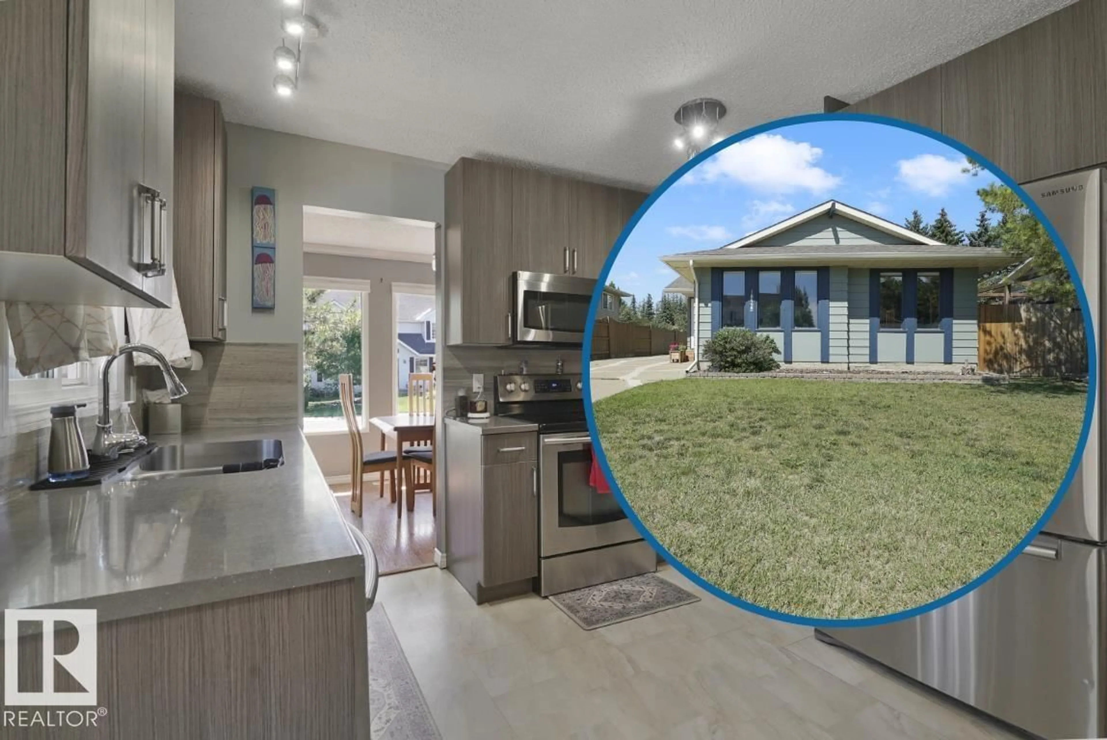 Open concept kitchen, unknown for 18522 99A AV, Edmonton Alberta T5T3P5