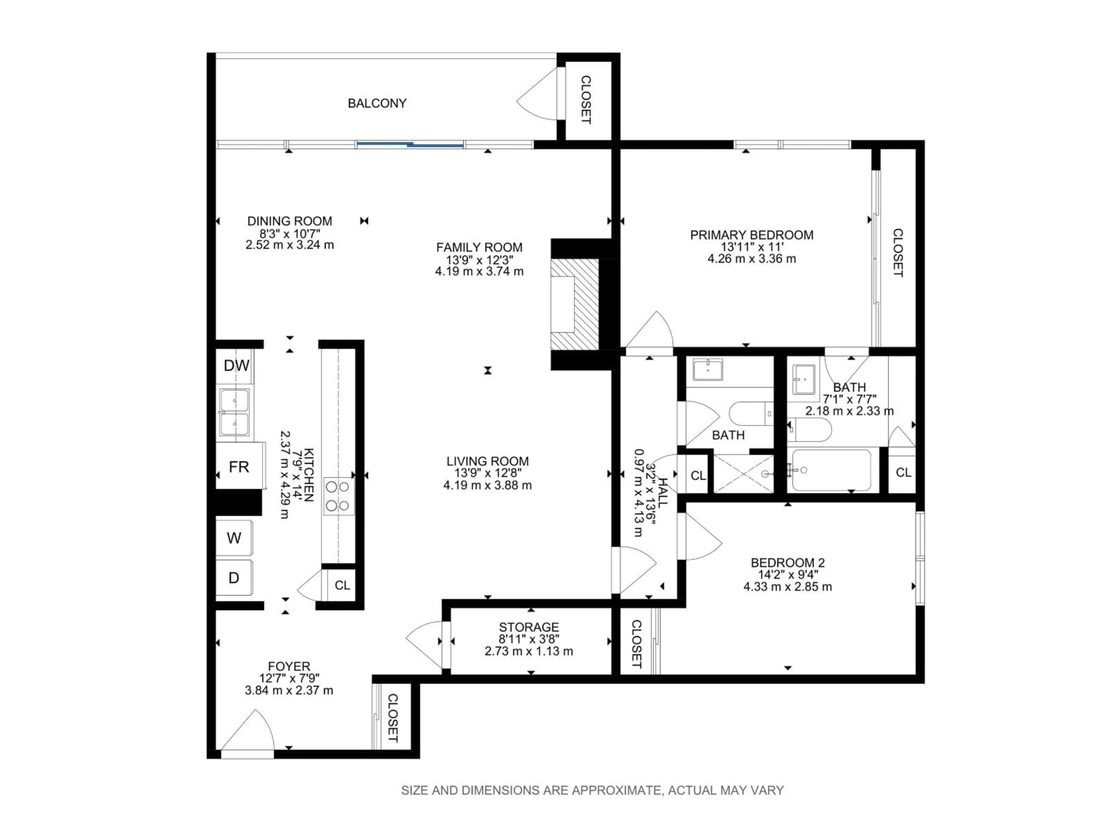 Floor plan for 202 - 10149 83 AV, Edmonton Alberta T6E2C5
