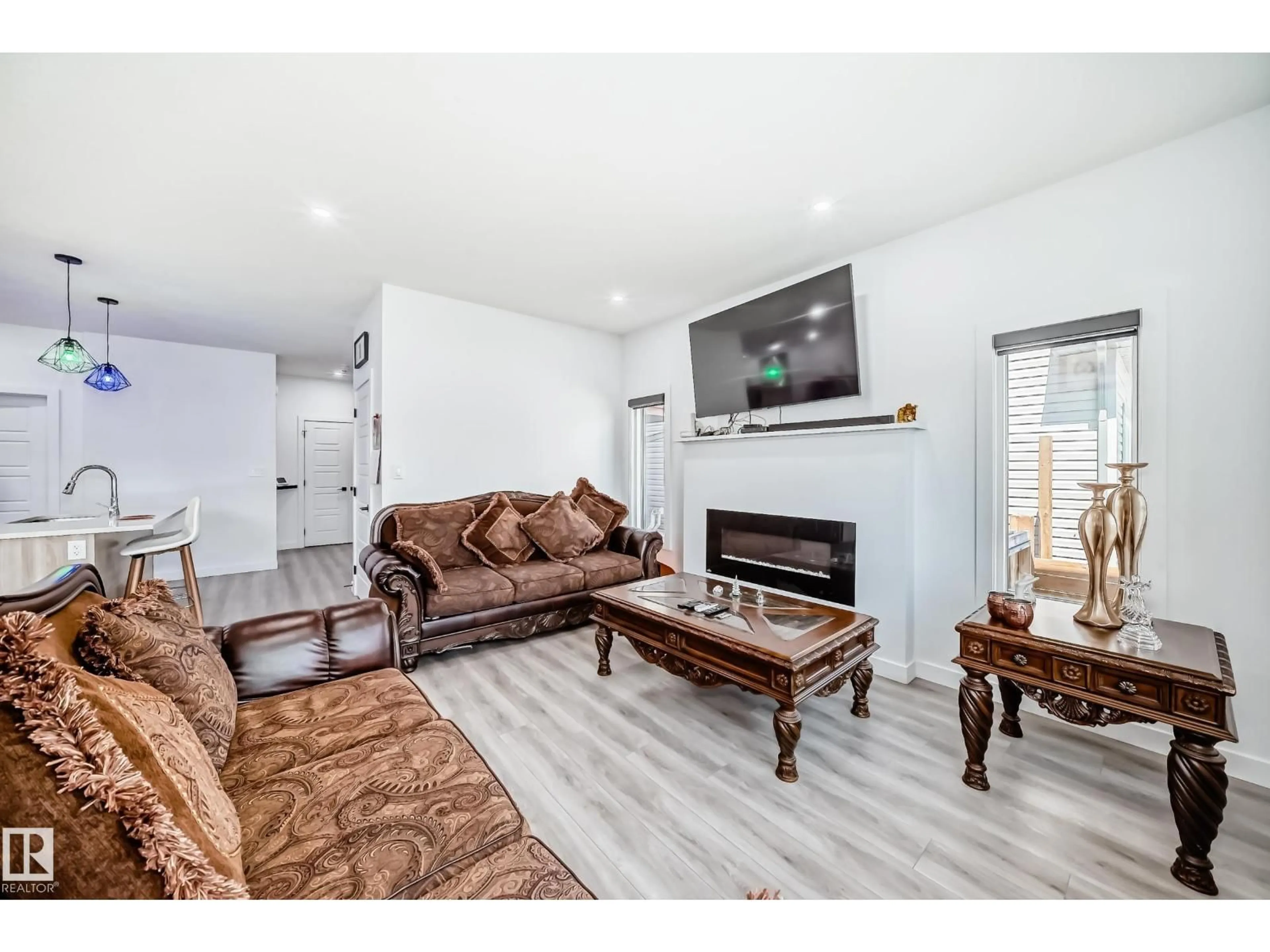 Living room with furniture, unknown for 563 KLEINS CR, Leduc Alberta T9E1J4