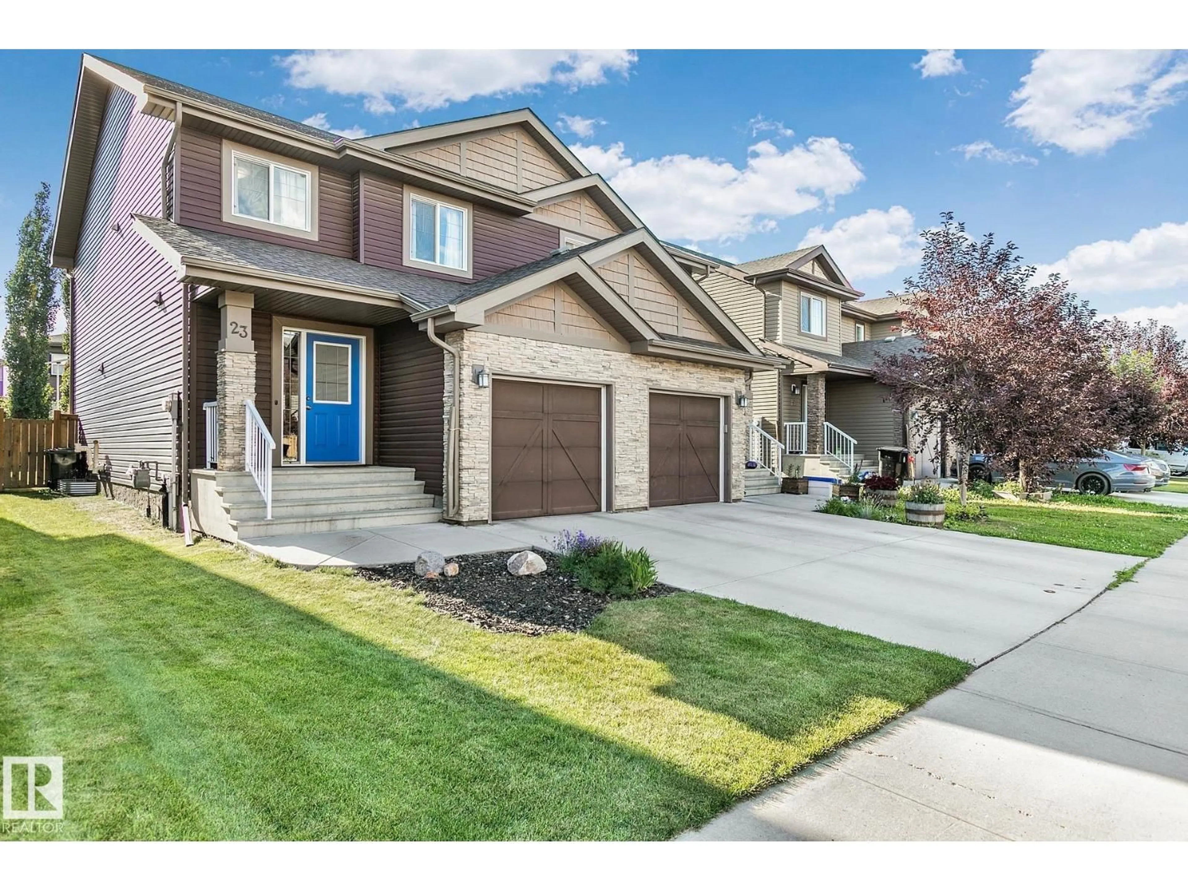 Home with brick exterior material, street for 23 PETER STREET, Spruce Grove Alberta T7X0R4
