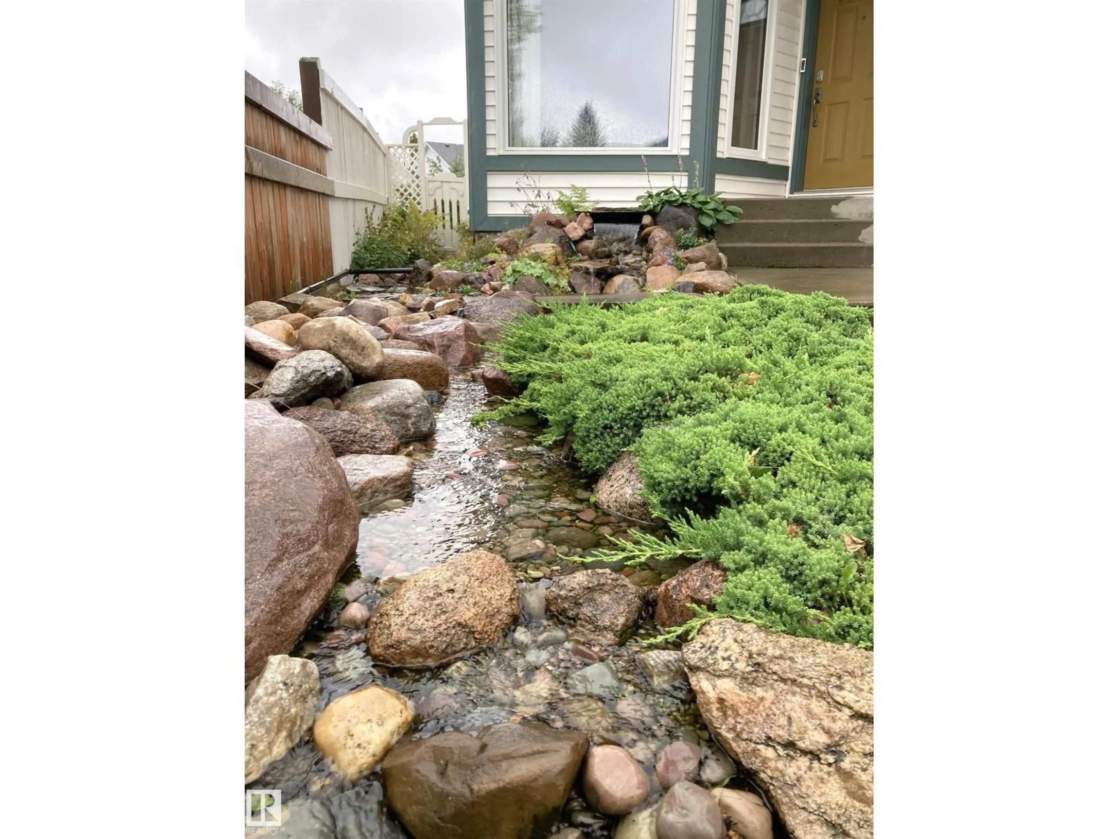 Patio, water/lake/river/ocean view for 47 LILAC CR, Sherwood Park Alberta T8A2N1