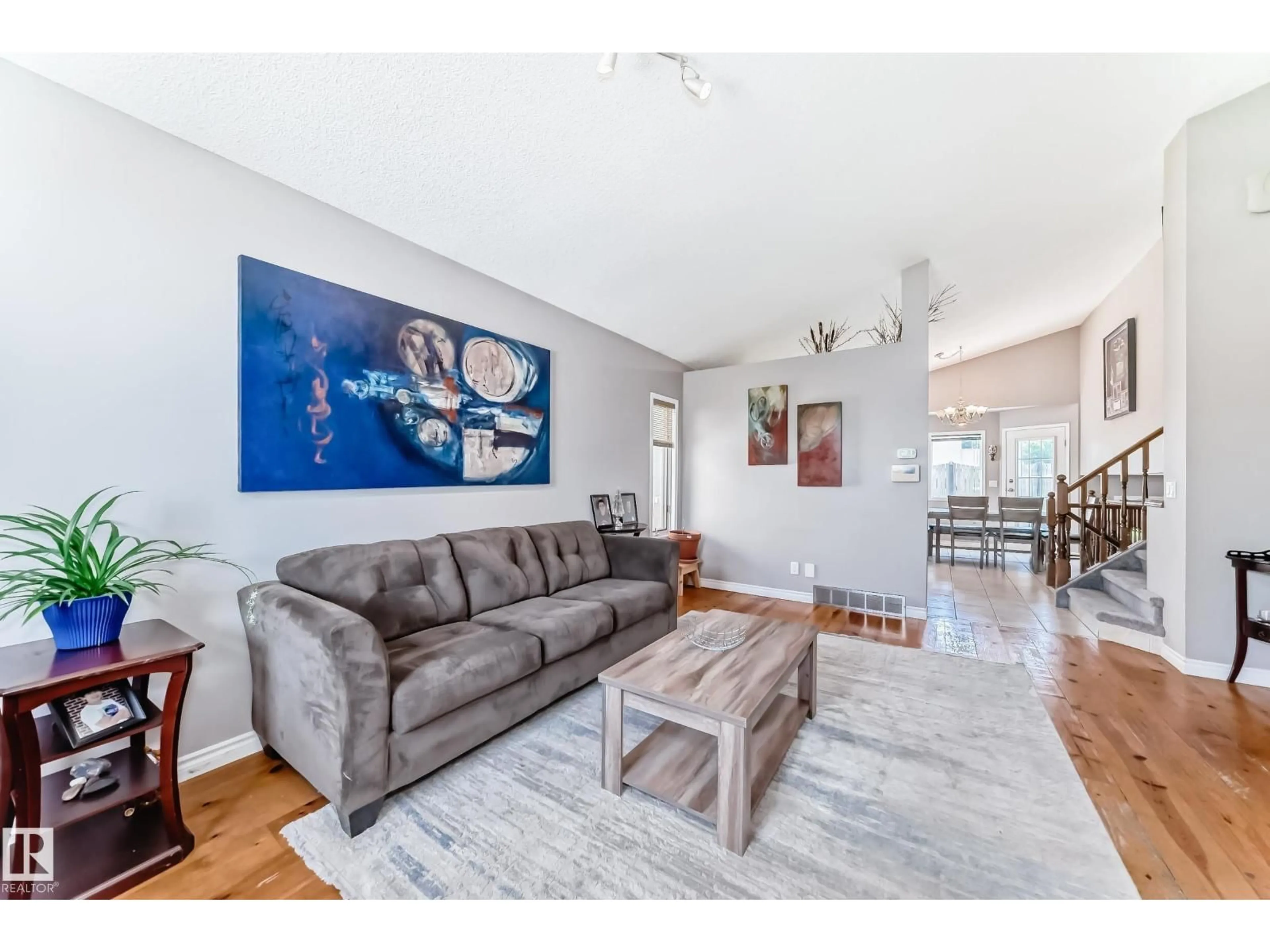 Living room with furniture, unknown for 16 DESMARAIS CR, St. Albert Alberta T8N5X7
