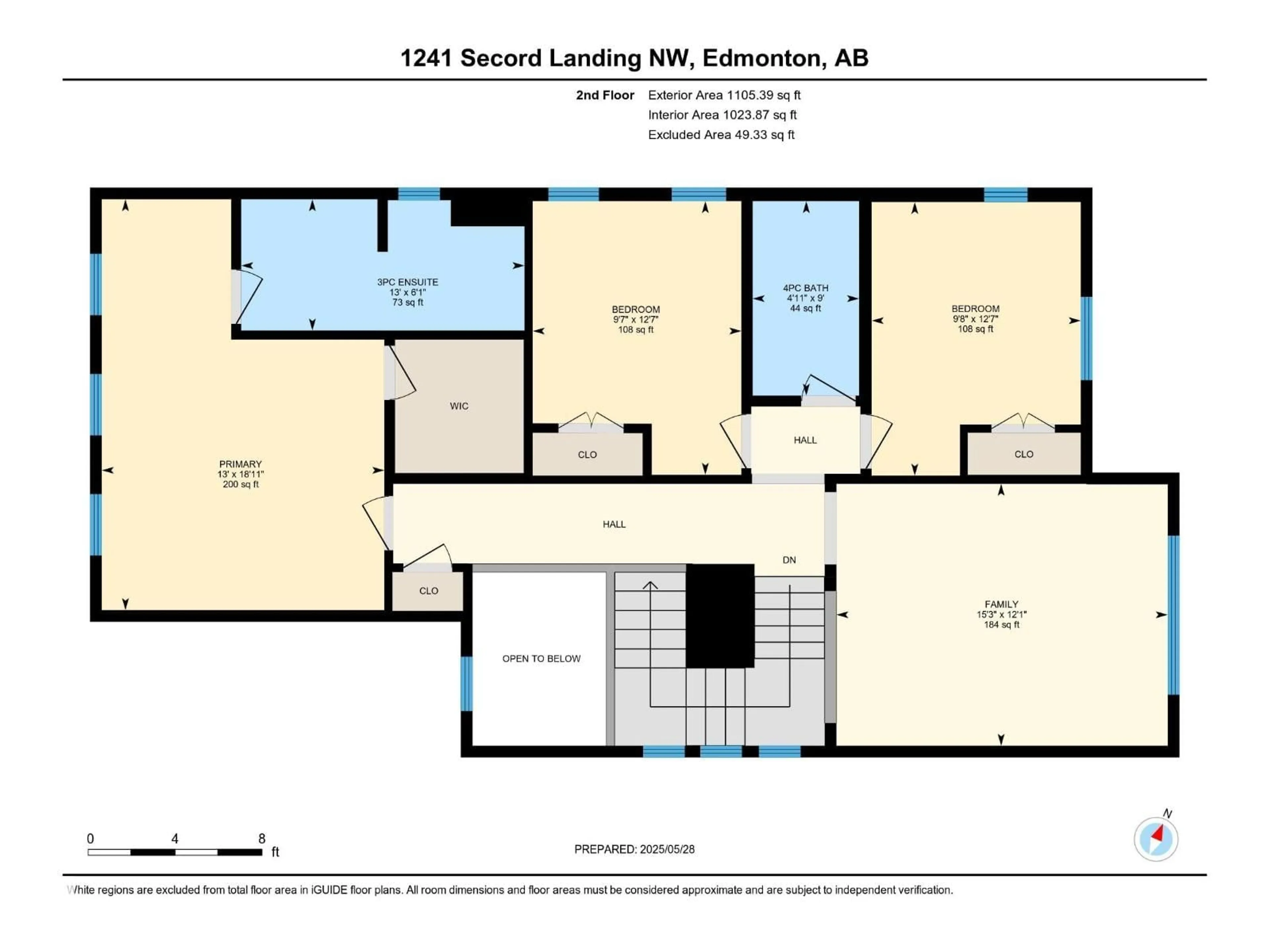 Floor plan for 1241 SECORD LANDING LD, Edmonton Alberta T5T4N4