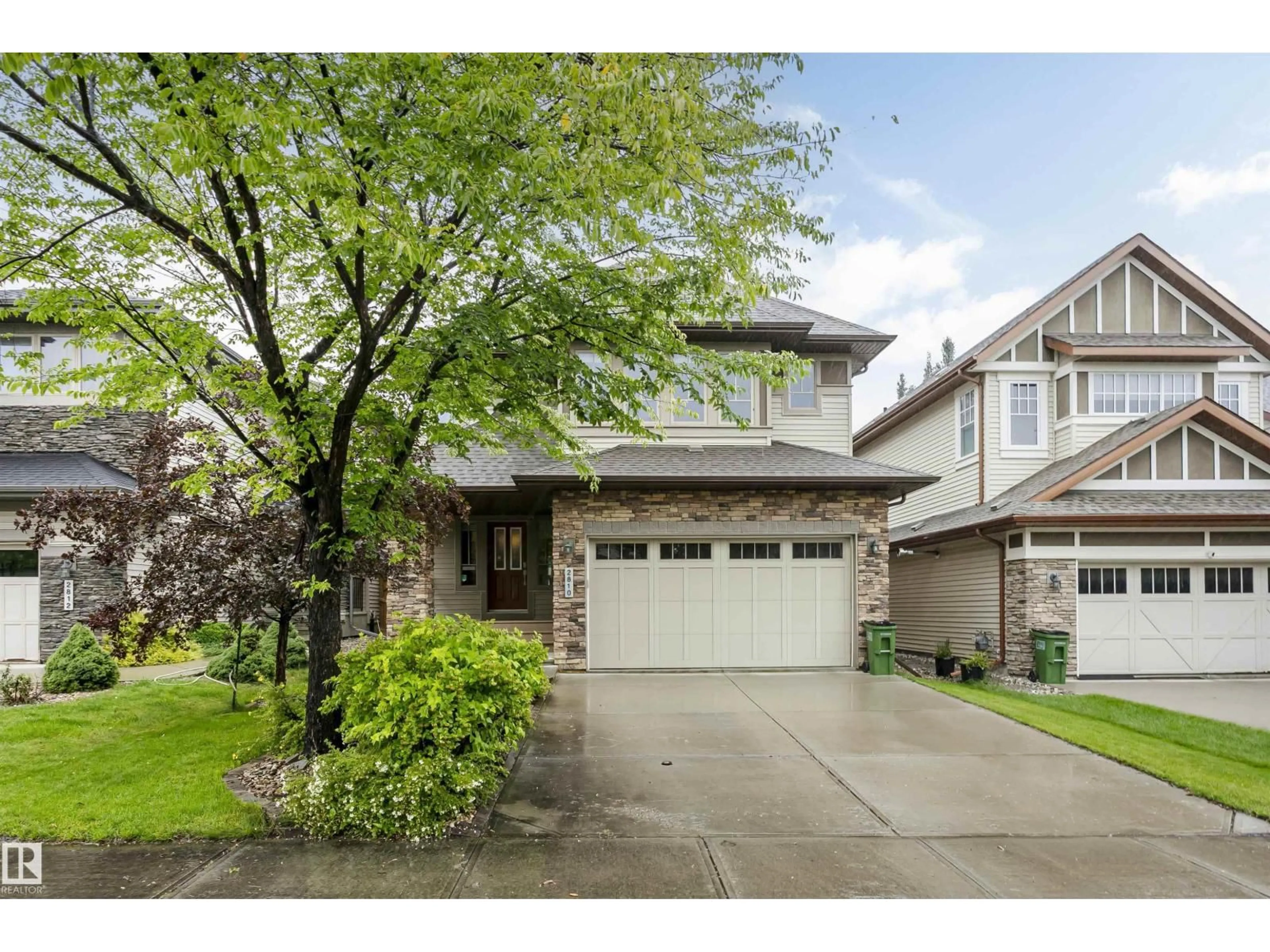 Home with vinyl exterior material, street for 2810 ANDERSON PL, Edmonton Alberta T6W0V7