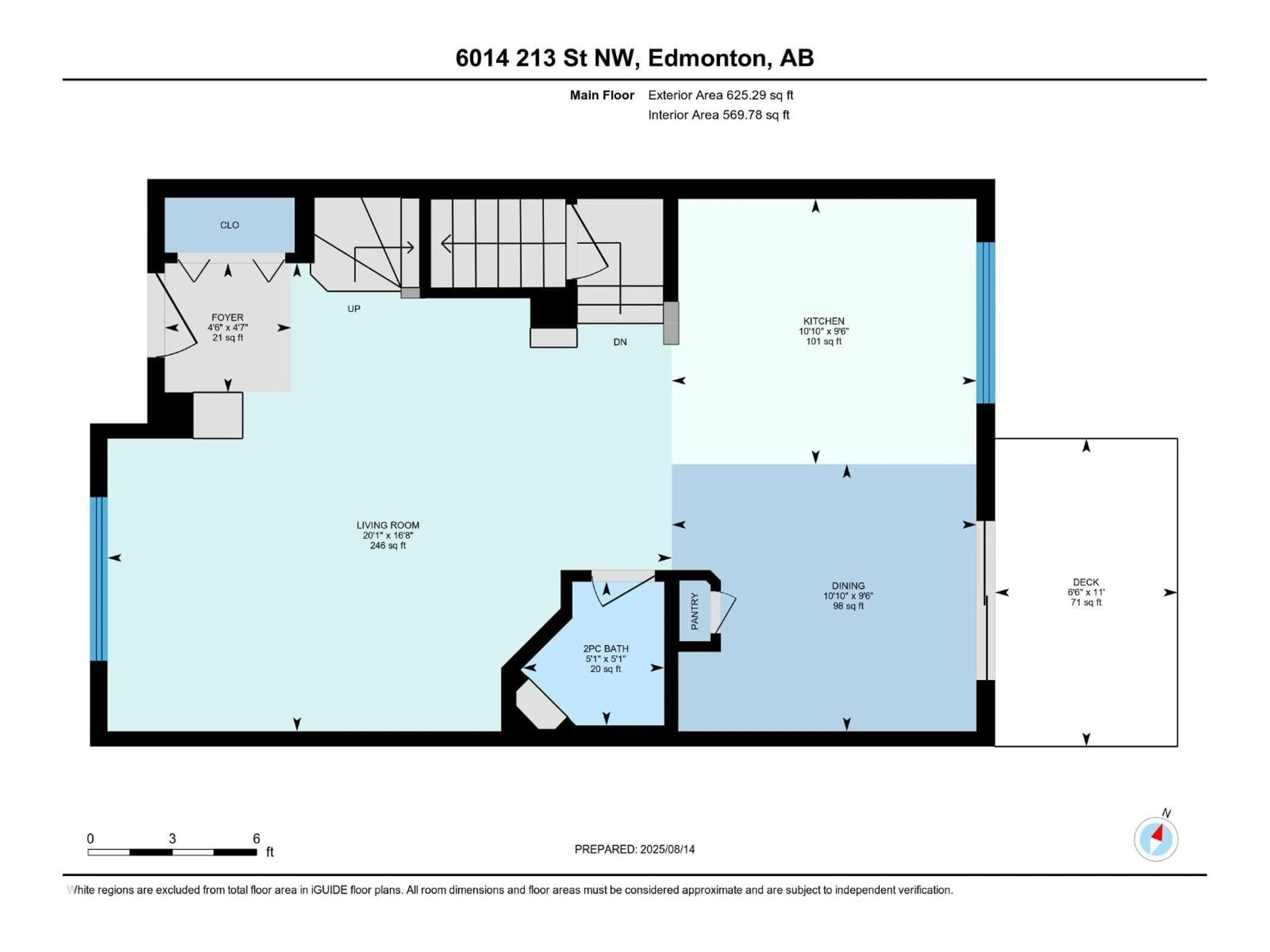 Floor plan for NW - 6014 213 ST, Edmonton Alberta T6M0H7