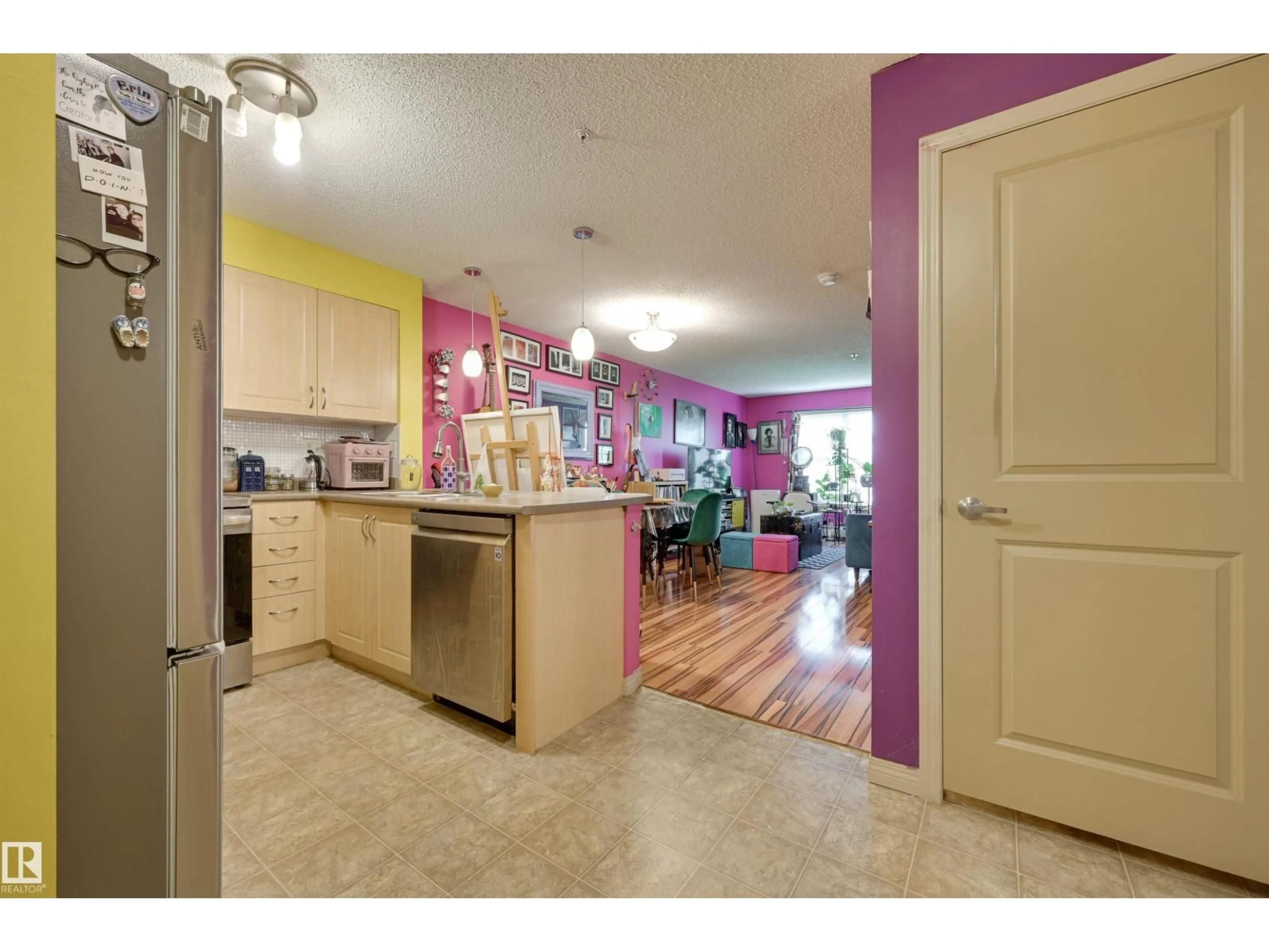 Open concept kitchen, unknown for #206 - 11445 ELLERSLIE RD, Edmonton Alberta T6W1T1