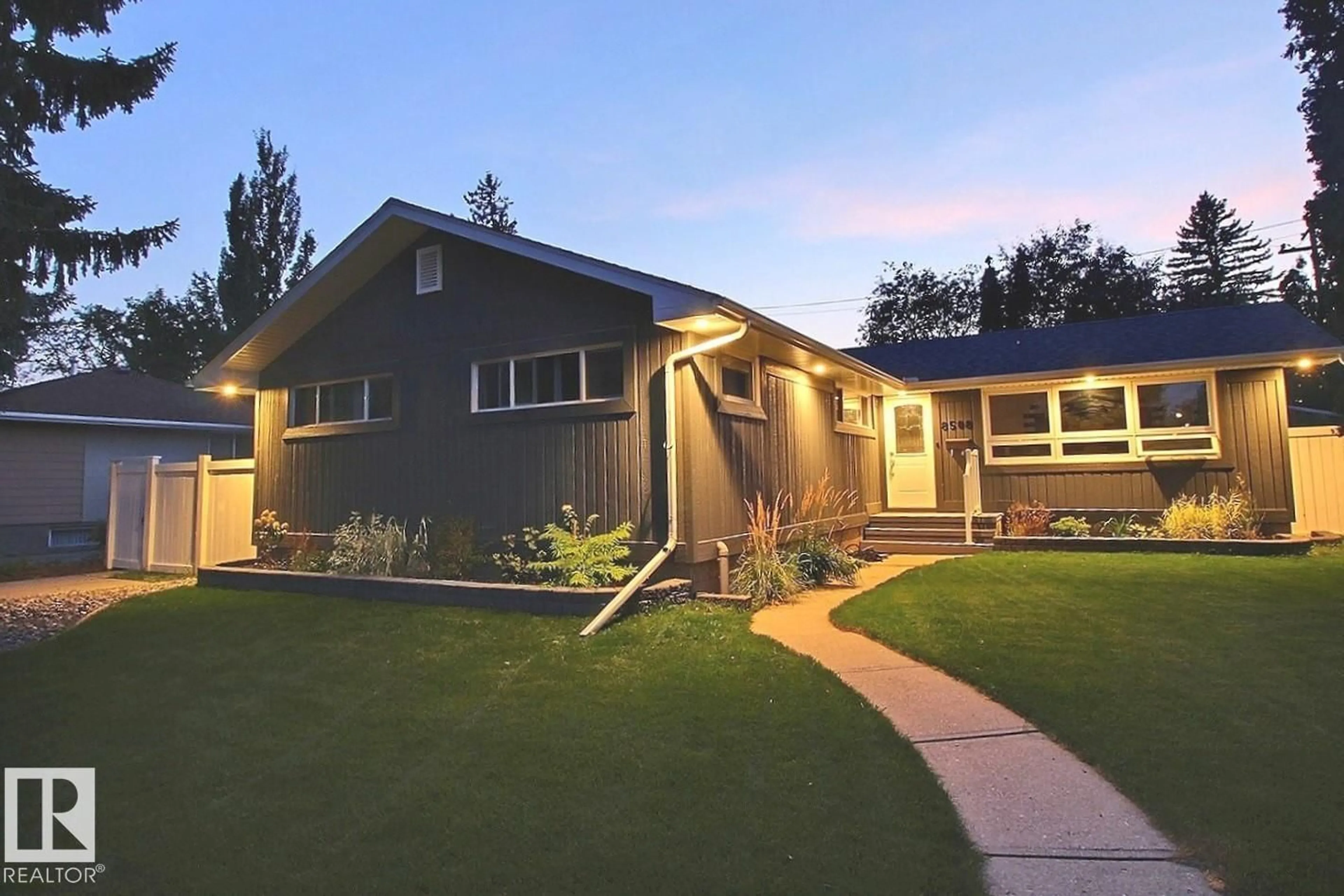Home with vinyl exterior material, street for NW - 8508 148 ST, Edmonton Alberta T5R0Z6