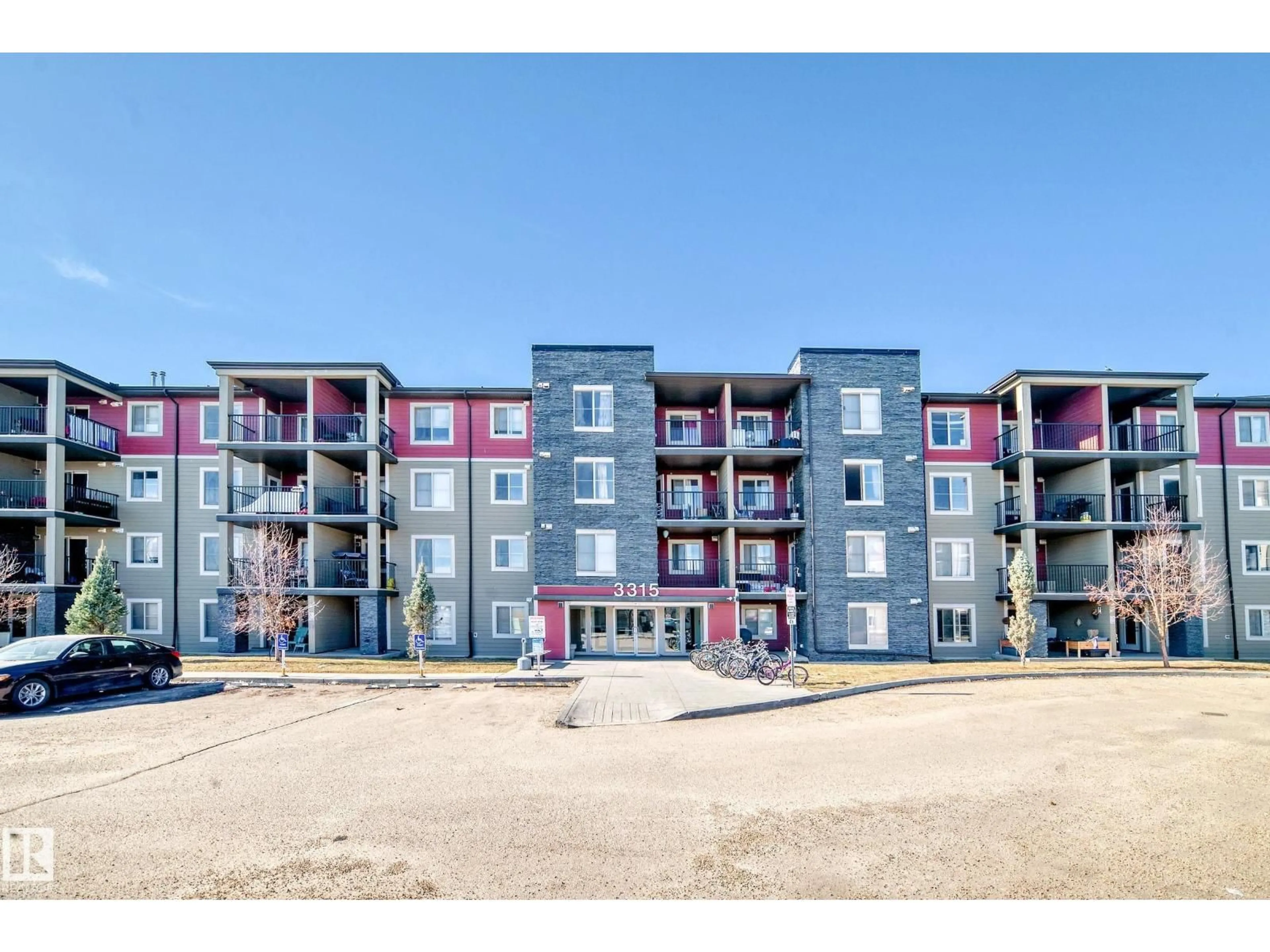 A pic from outside/outdoor area/front of a property/back of a property/a pic from drone, building for 3315 - 418 JAMES MOWATT TR, Edmonton Alberta T6W3L9