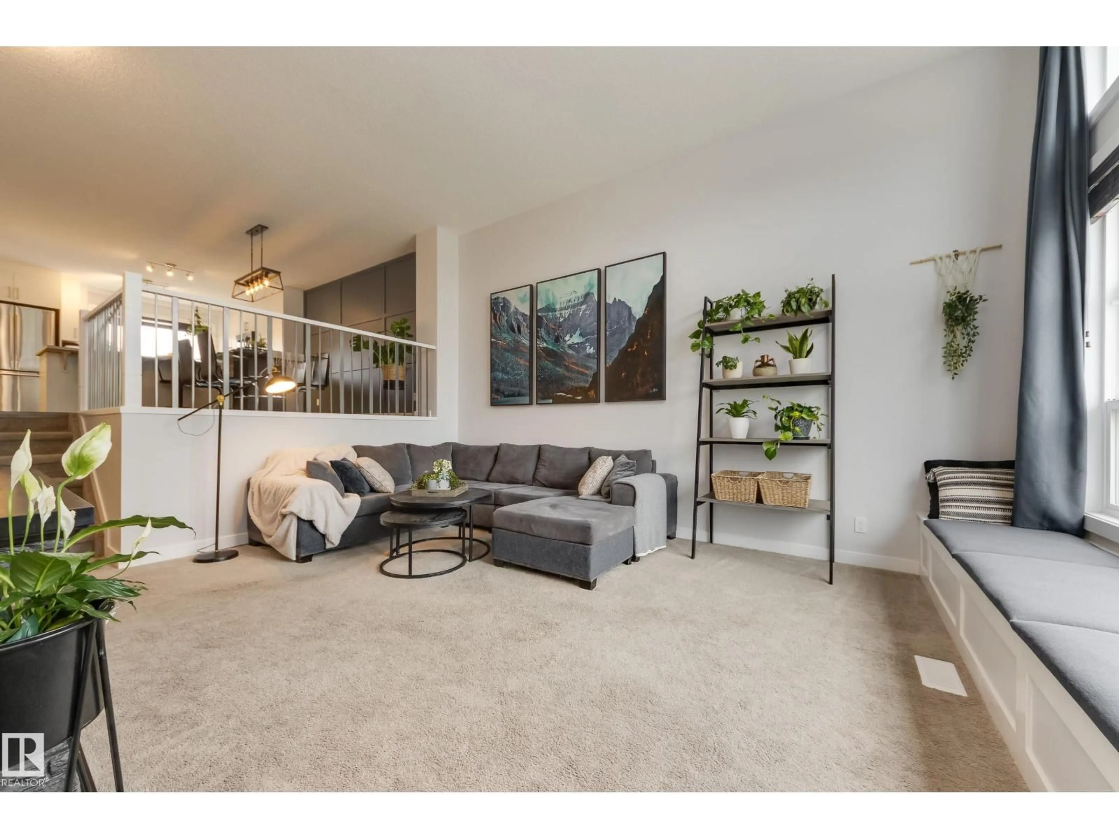 Living room with furniture, unknown for SW - 631 36 ST, Edmonton Alberta T6X2G5