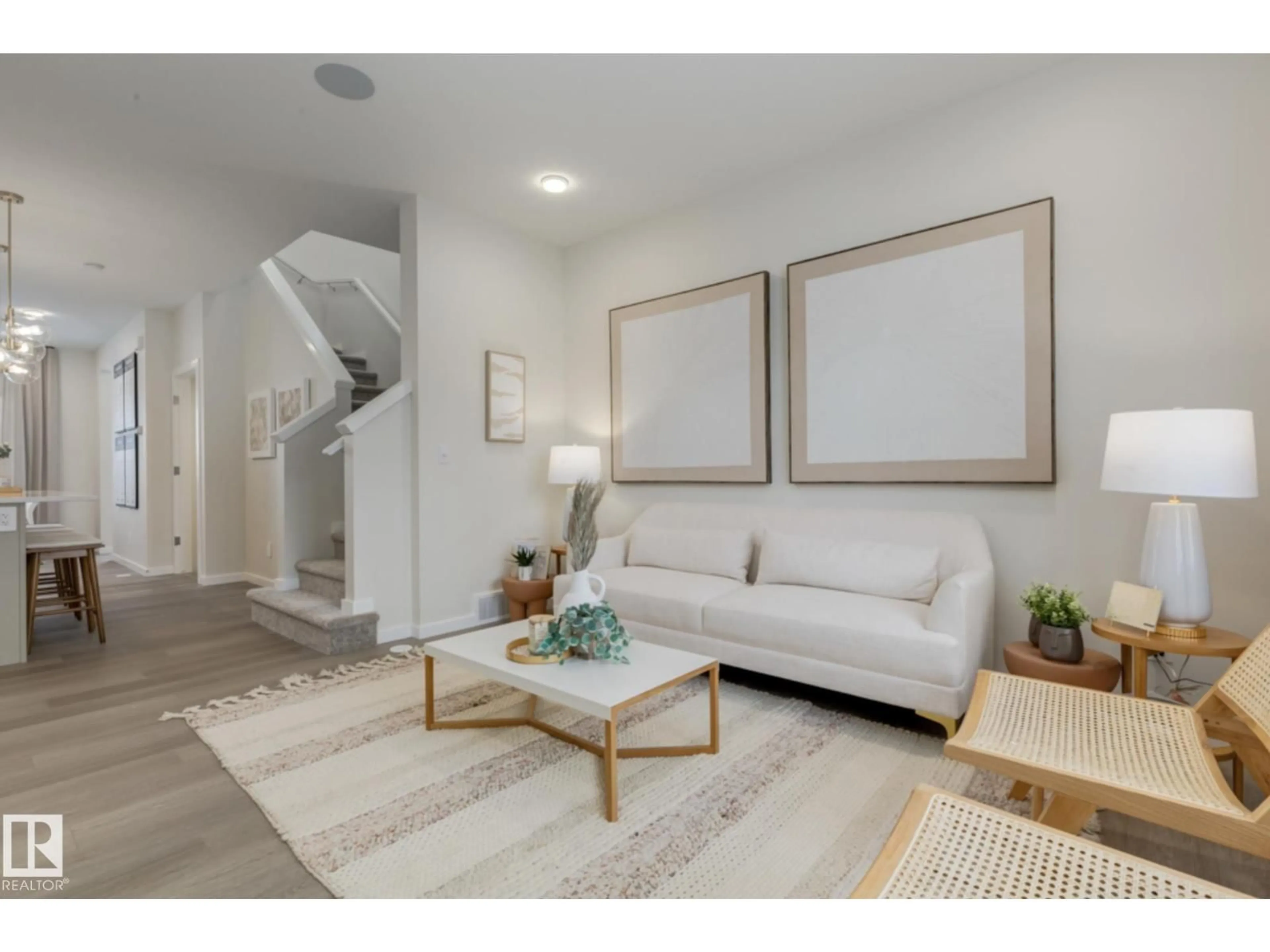 Living room with furniture, unknown for 7020 50A AV, Beaumont Alberta T4X3E6