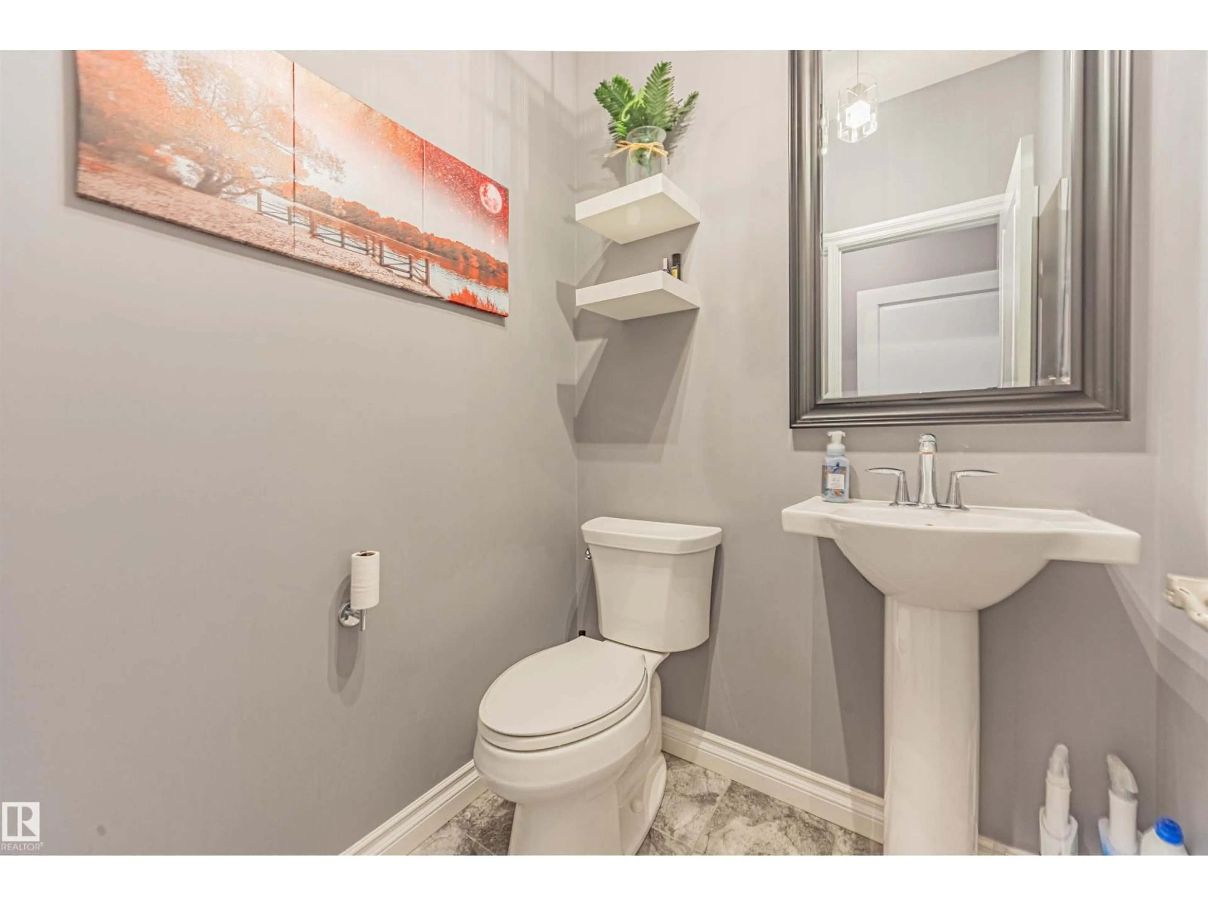 Standard bathroom, ceramic/tile floor for 387 SIMPKINS WD, Leduc Alberta T9E0Y4