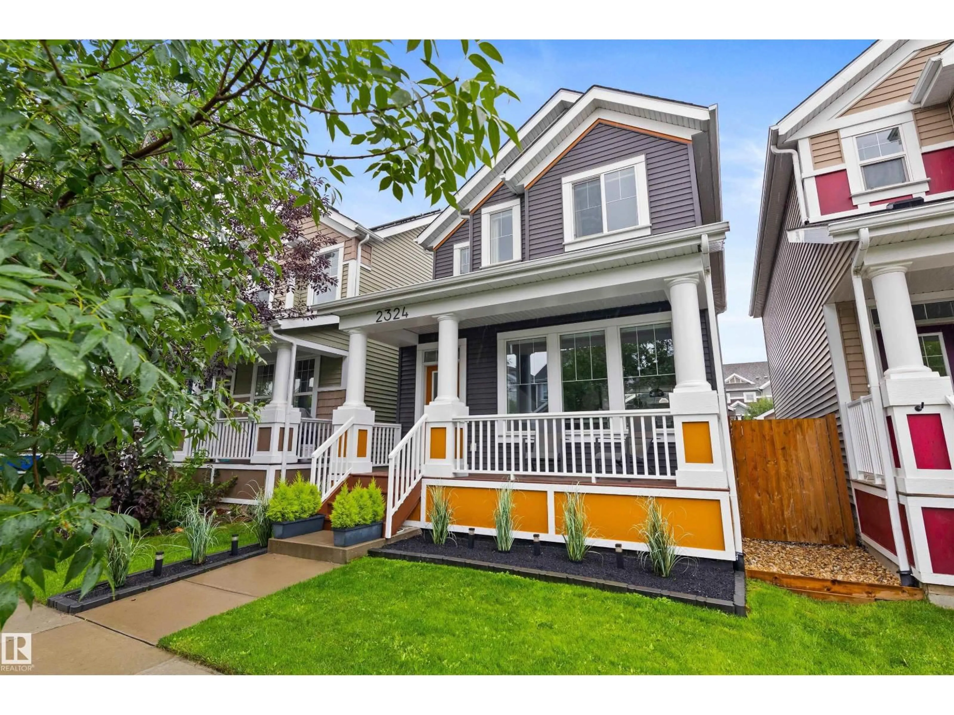Home with vinyl exterior material, street for SW - 2324 71 ST, Edmonton Alberta T6X1Z1